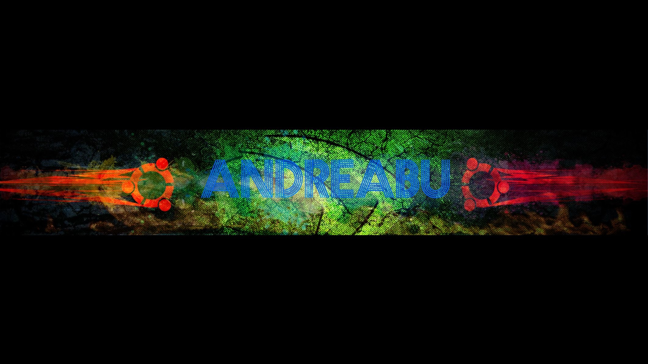 Ubuntu, Logo Ubuntu, Andreabu, Sfondo nero, Full HD, wallpaper per PC