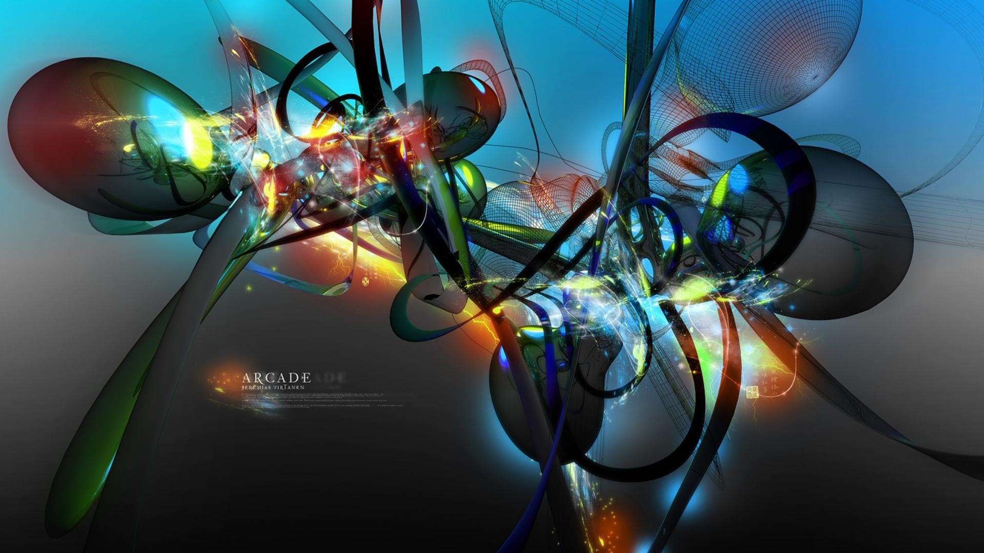 Astratto, Arte digitale, Colorato, 1920x1080, wallpaper desktop