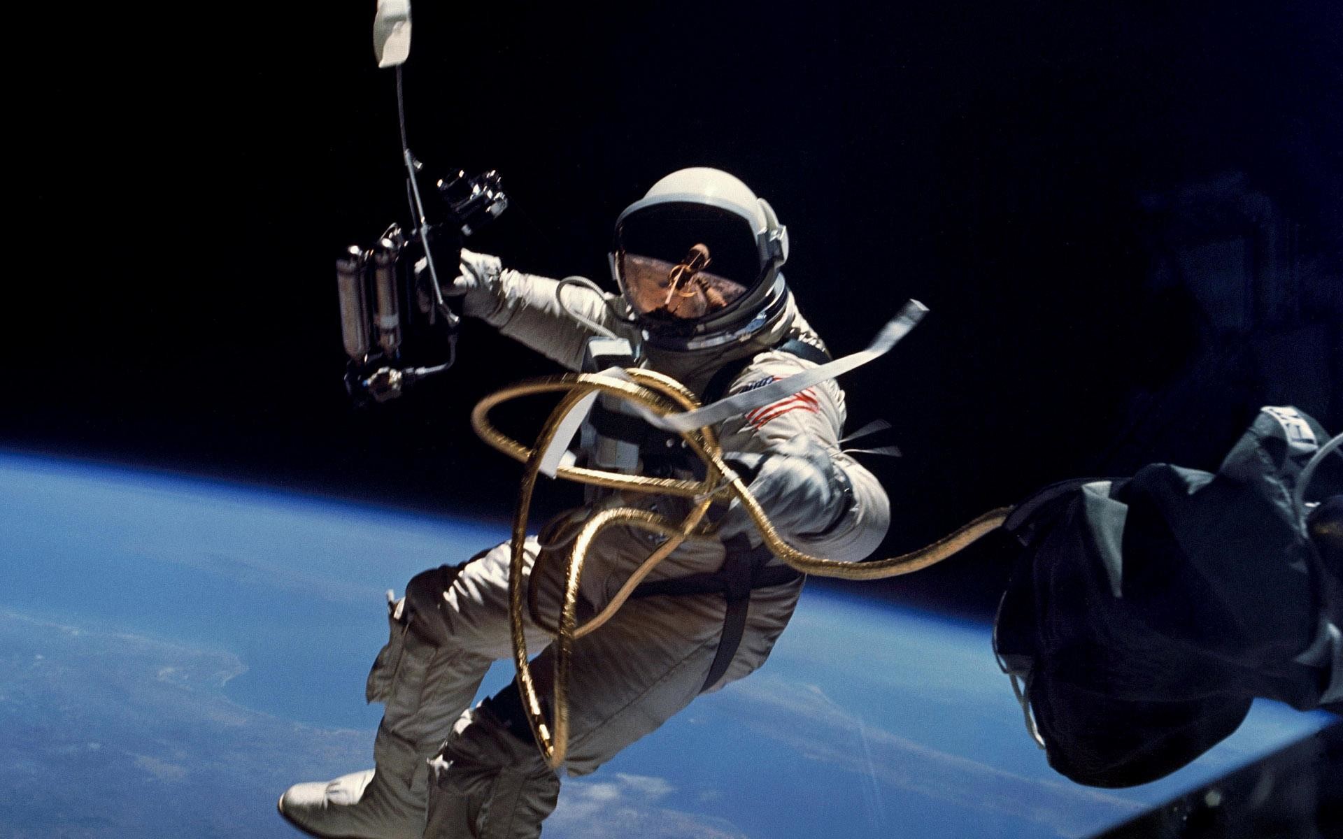 Ed White, Gemini 4, Passeggiata spaziale, Astronauta, 1920x1200, immagine di sfondo