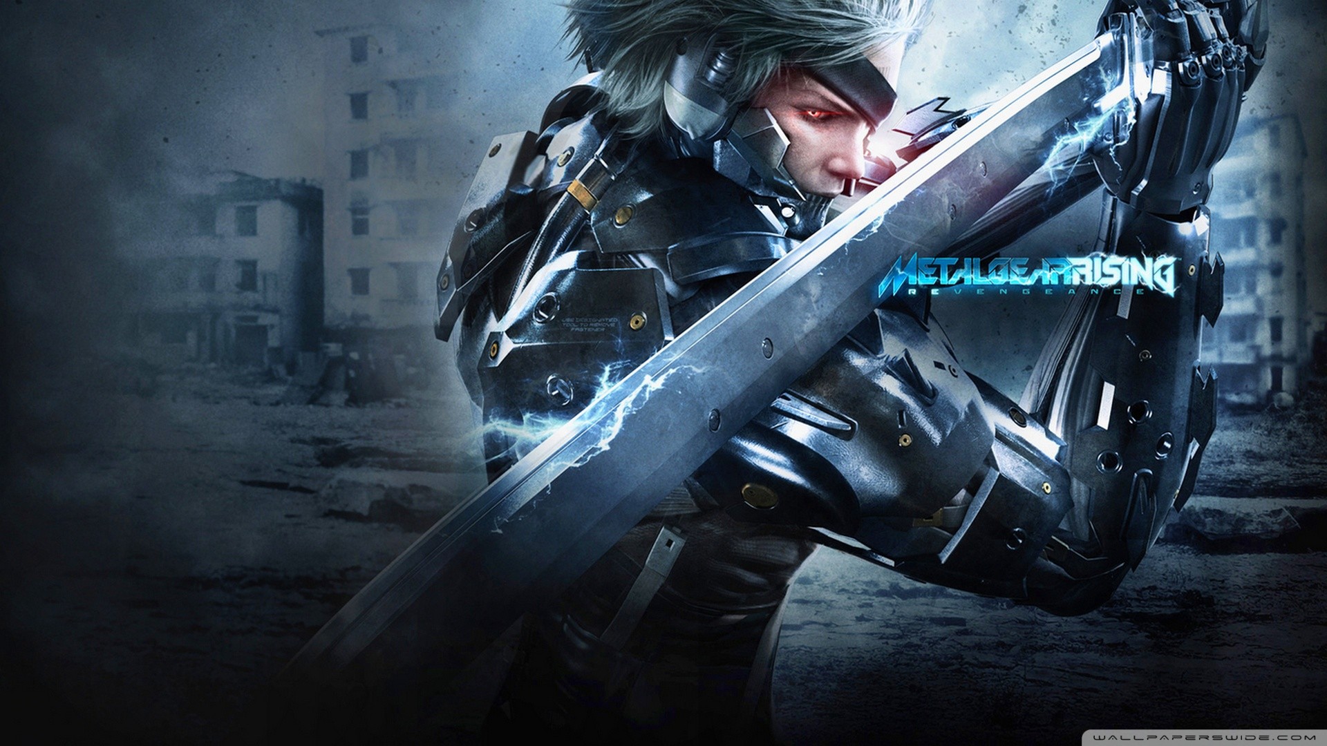 Raiden, Metal Gear Rising: Revengeance, Spada, Cyborg, Full HD, sfondo per PC e portatile
