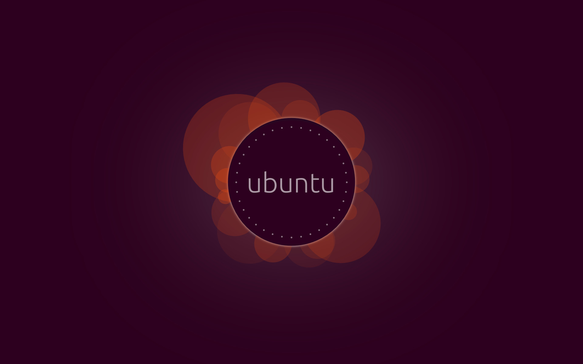 Ubuntu, Cerchio, Melanzana, Minimalista, 1920x1200, sfondo per PC