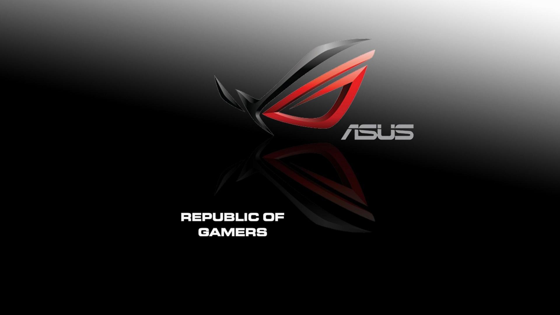 Asus ROG, Asus, Logo, Riflesso, Full HD 1080p, sfondo desktop