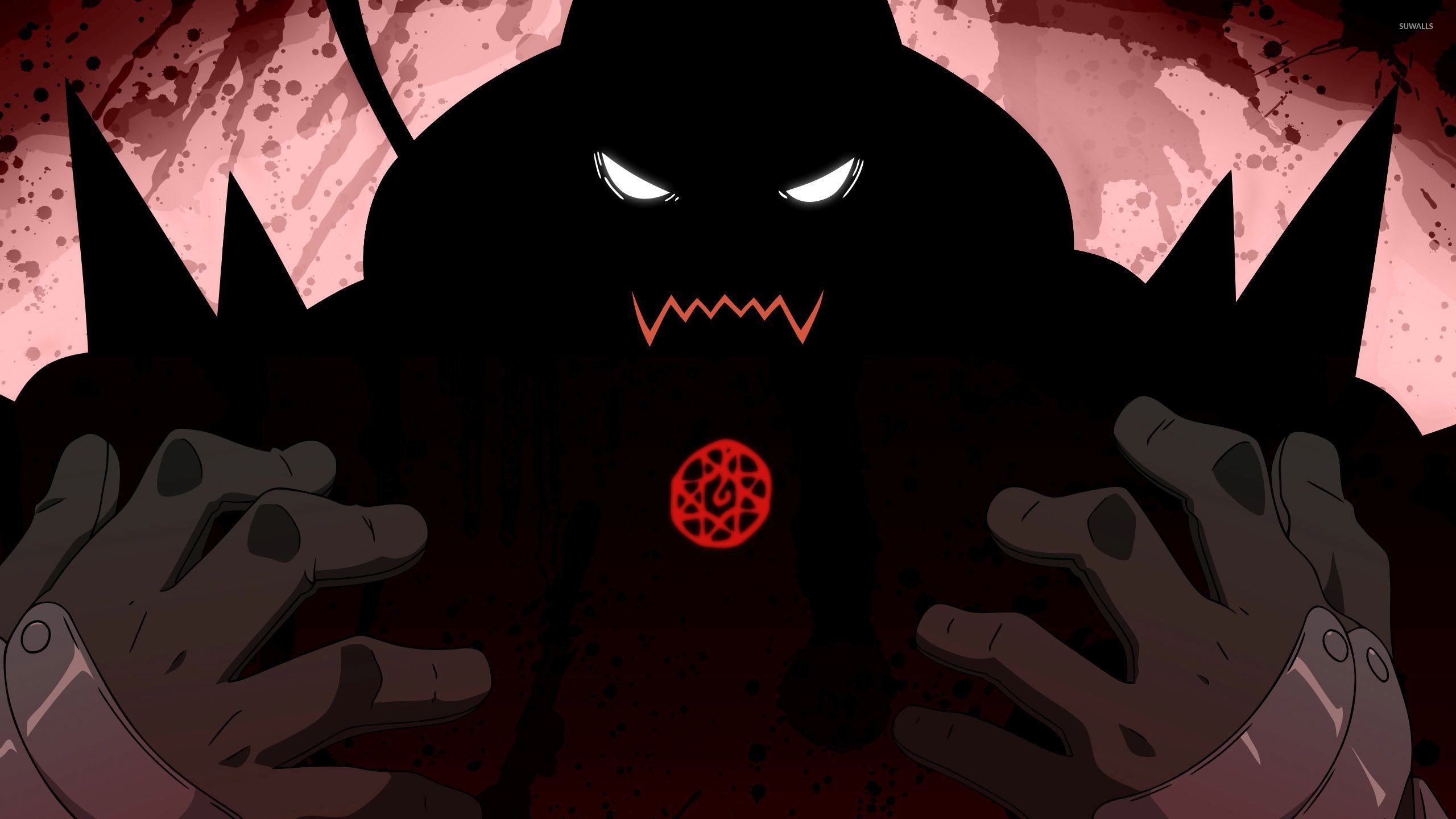 Alphonse Elric, Fullmetal Alchemist, Silhouette, 2K, sfondo per portatile