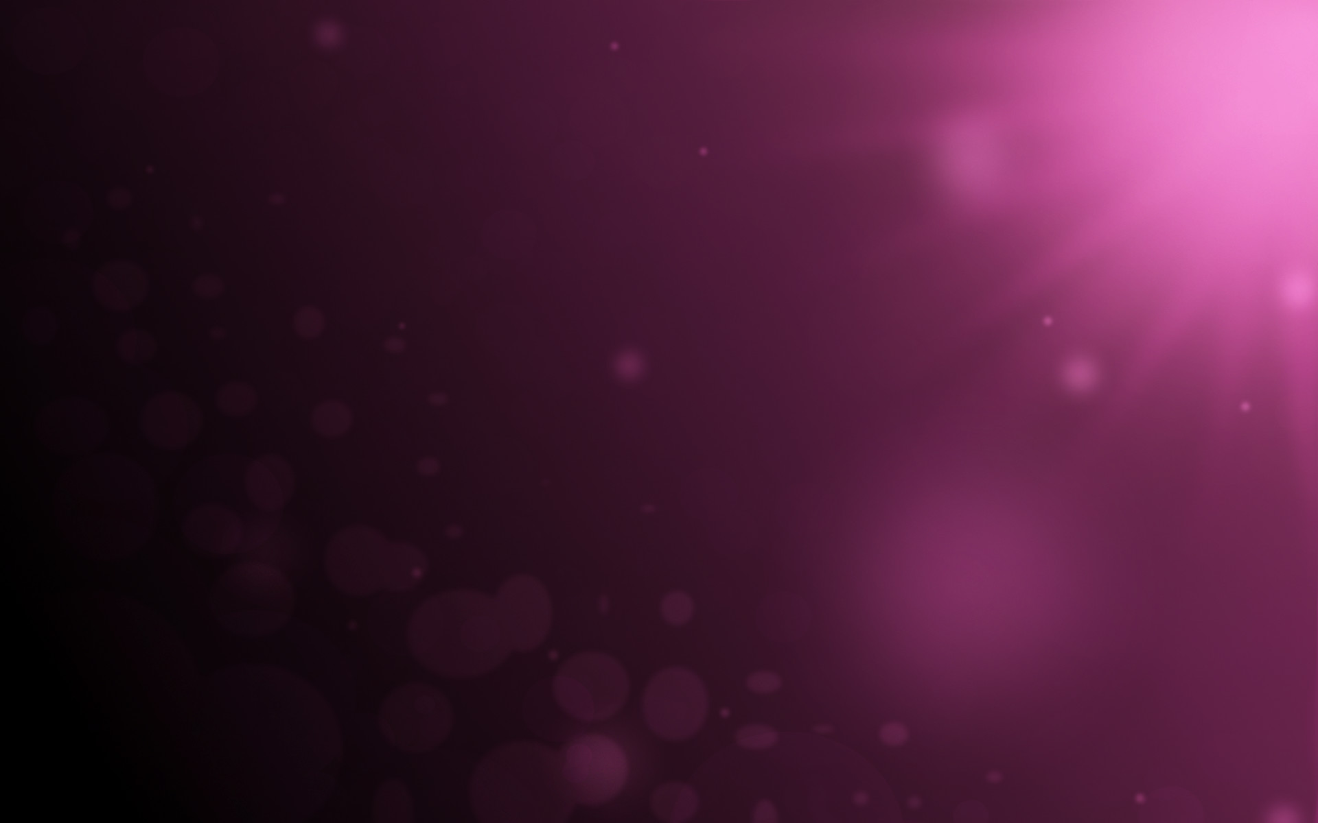 Sfondo Ubuntu, Bokeh, Viola, Rosa, Full HD, wallpaper per computer