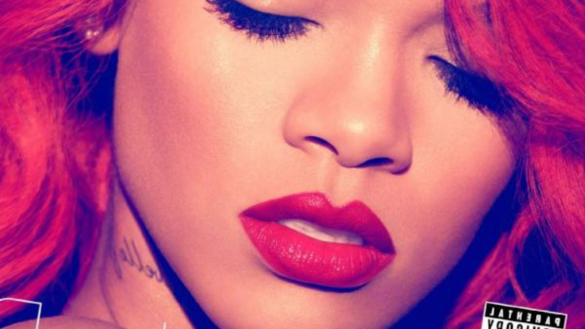 Rihanna, Loud, Copertina album, Capelli rossi, Labbra rosse, Full HD, sfondo per PC