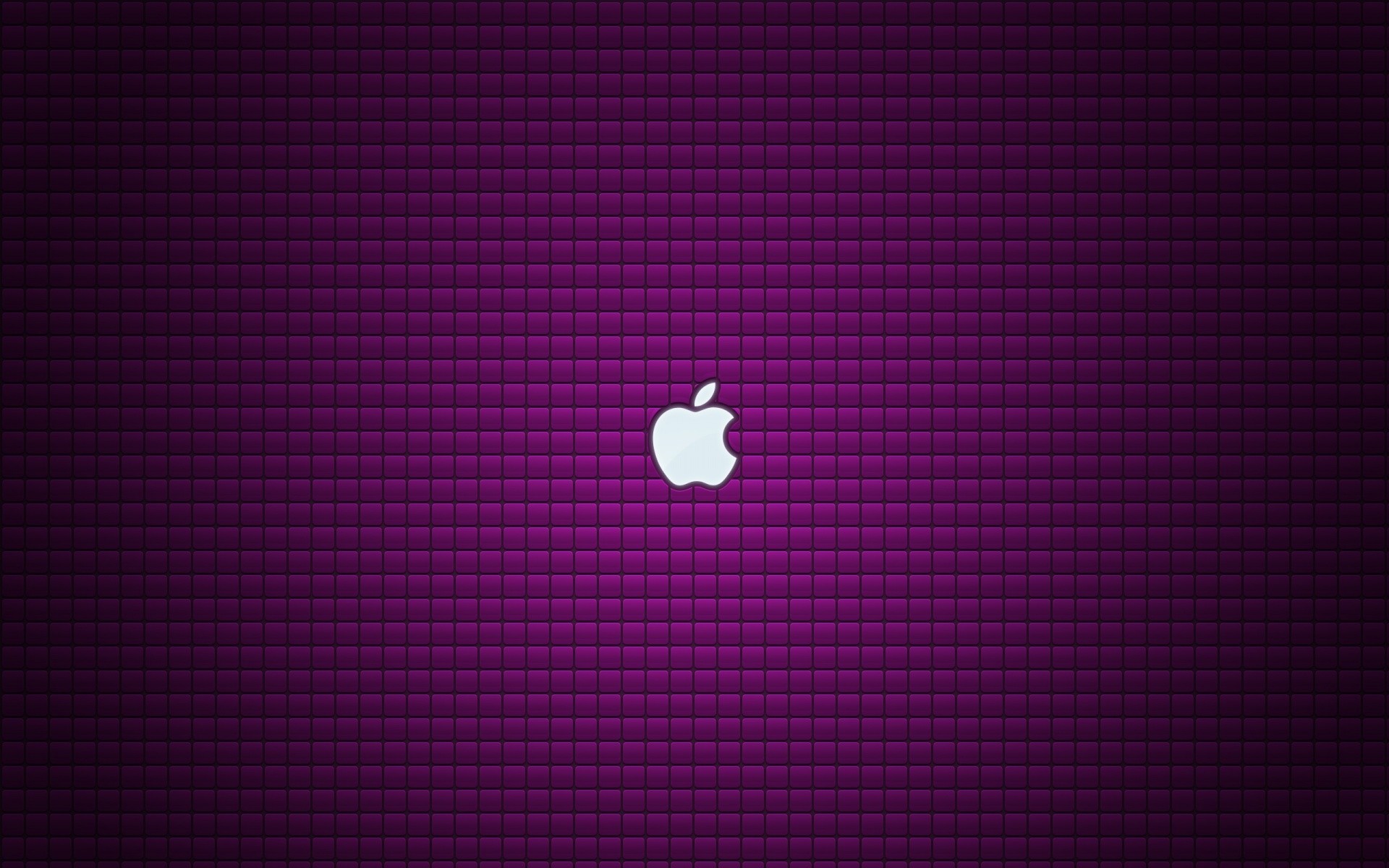 Logo Apple, Viola, Griglia, Minimalismo, Full HD, sfondo Windows 11
