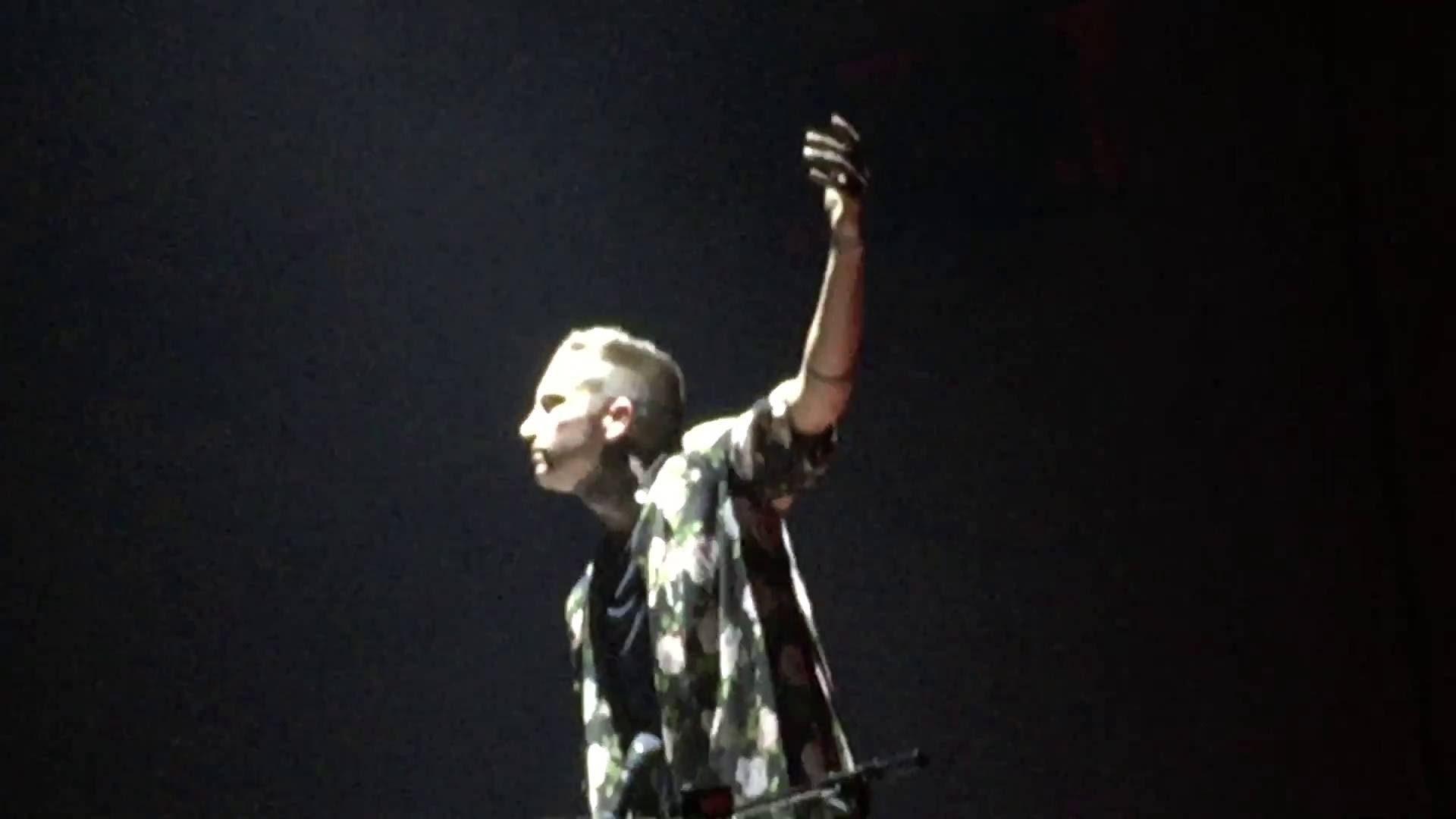 Tyler Joseph, Twenty One Pilots, Concerto, Sfondo nero, 16:9 Full HD, wallpaper widescreen