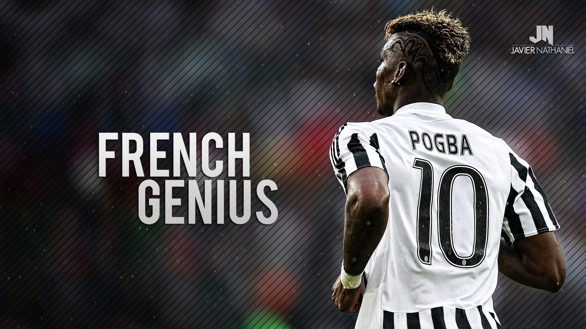 Paul Pogba, Juventus, French Genius, Numero 10, Full HD, sfondo per portatile