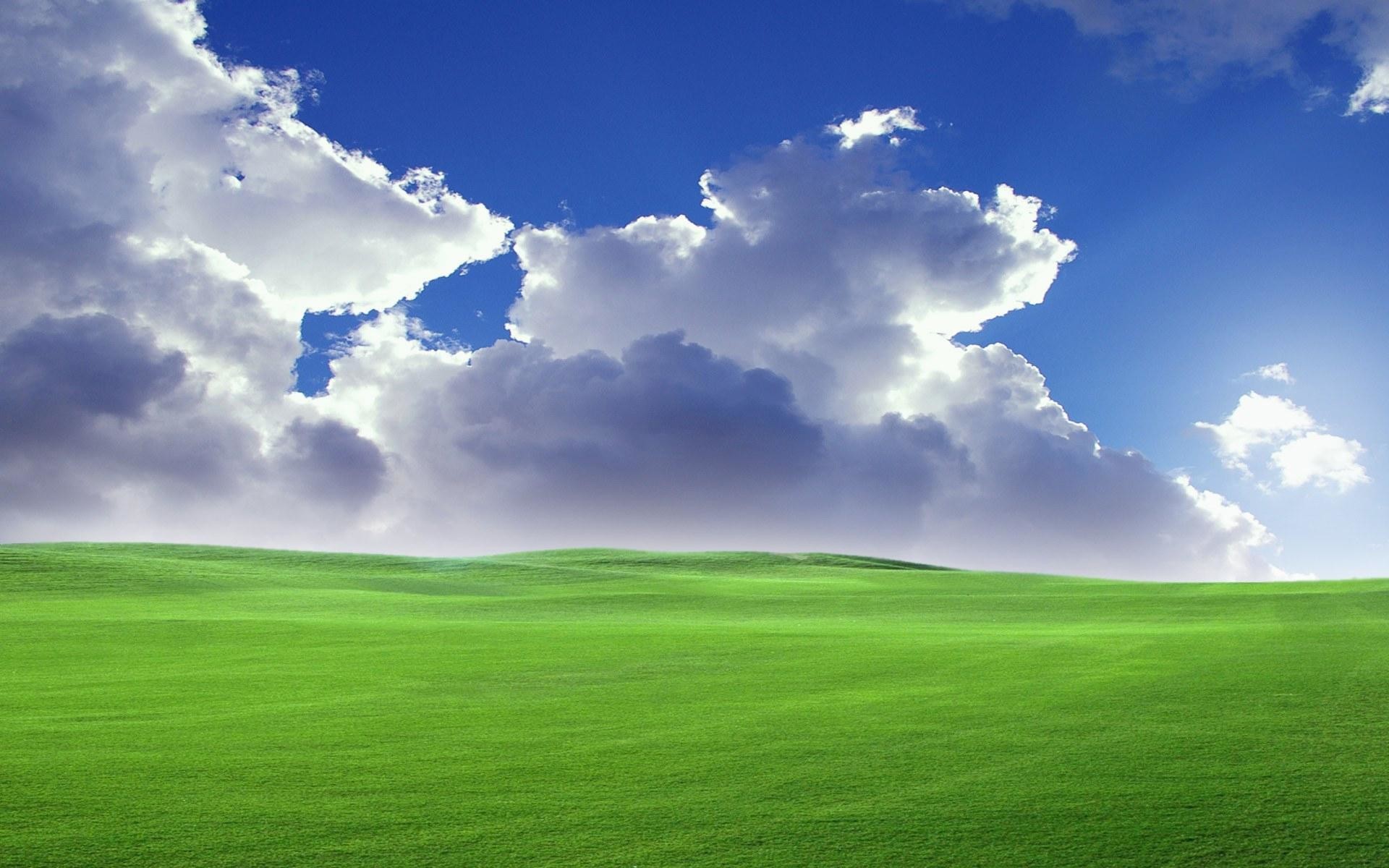 Bliss, Windows XP, Collina verde, Cielo azzurro, 1920x1200, sfondo per PC