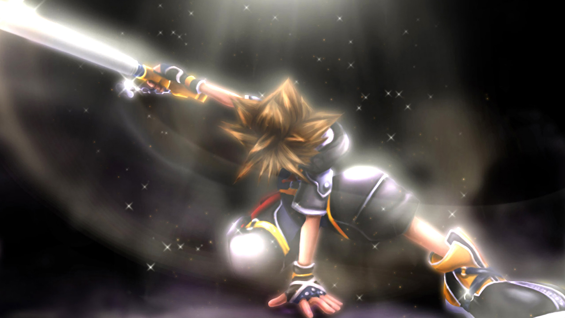 Kingdom Hearts II, Sora, Keyblade, Luce, Full HD 1080p, sfondo desktop