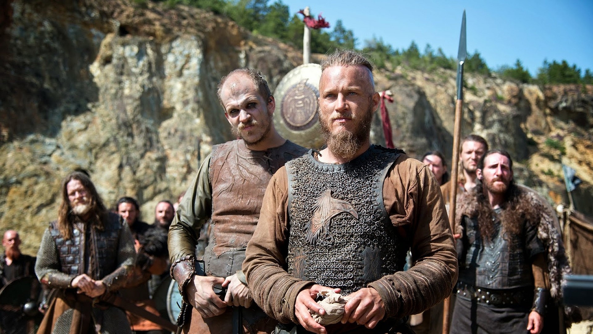 Ragnar Lothbrok, Floki, Vikings, Guerrieri vichinghi, Full HD 1080p, sfondo desktop