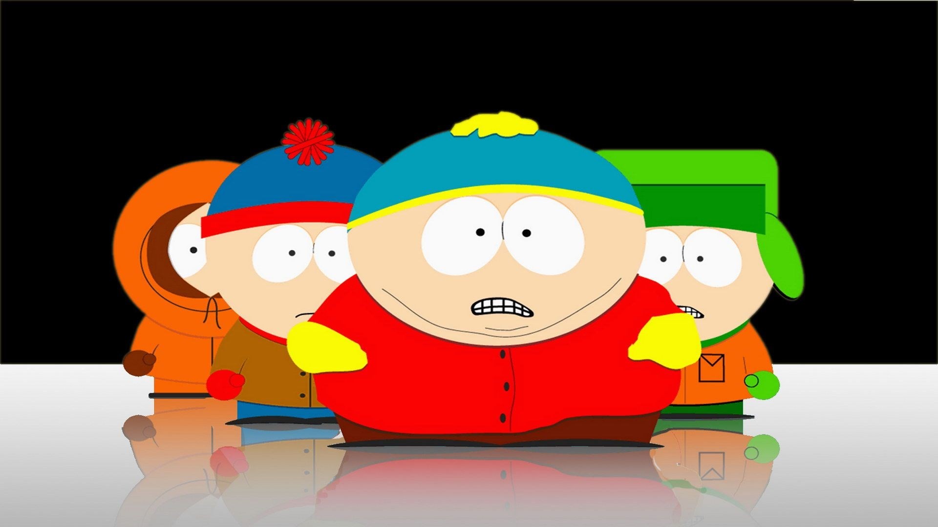 Eric Cartman, South Park, Kenny McCormick, Stan Marsh, Kyle Broflovski, sfondo Full HD per portatile