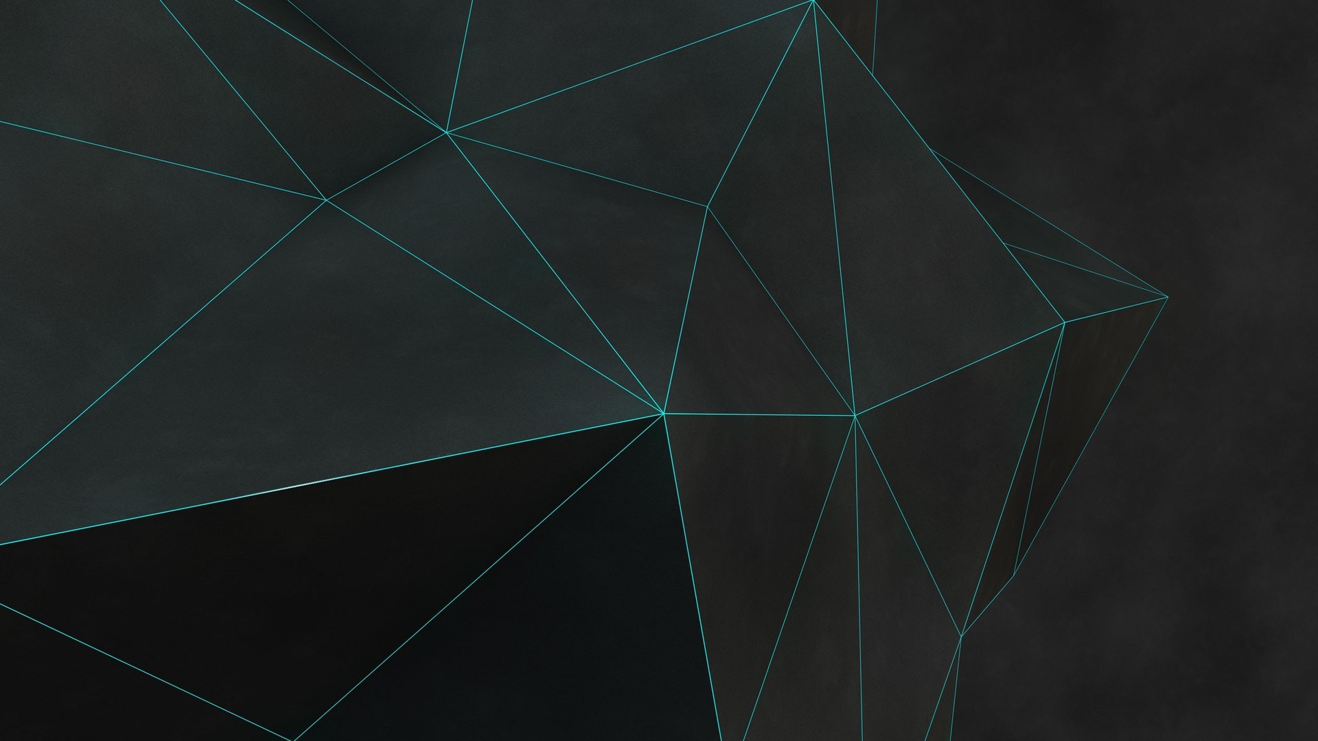 Linee poligonali, Grigio scuro, Minimalista, Full HD, wallpaper desktop