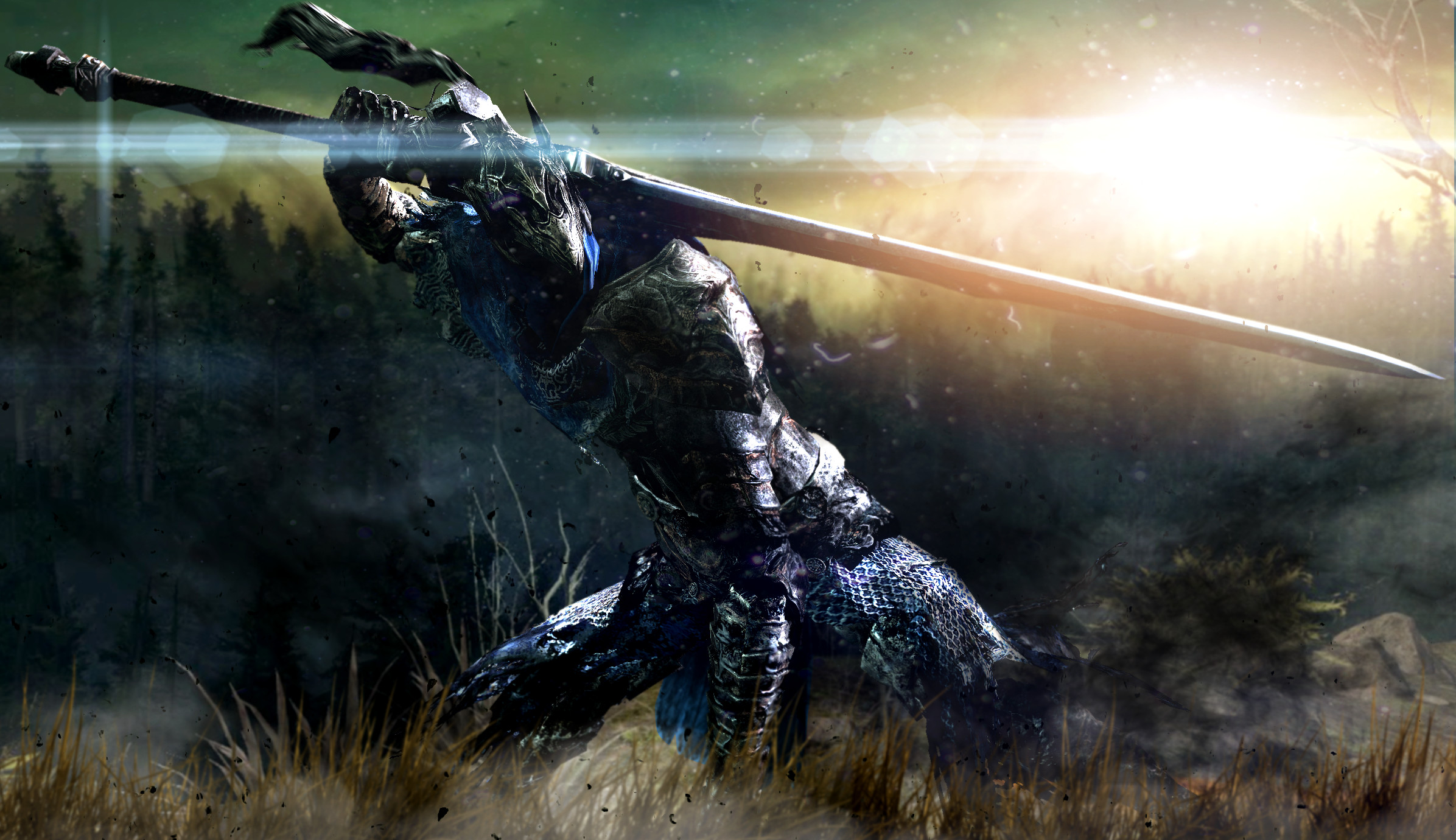 Artorias, Dark Souls, Spadone, Bagliore, Full HD, sfondo per portatile