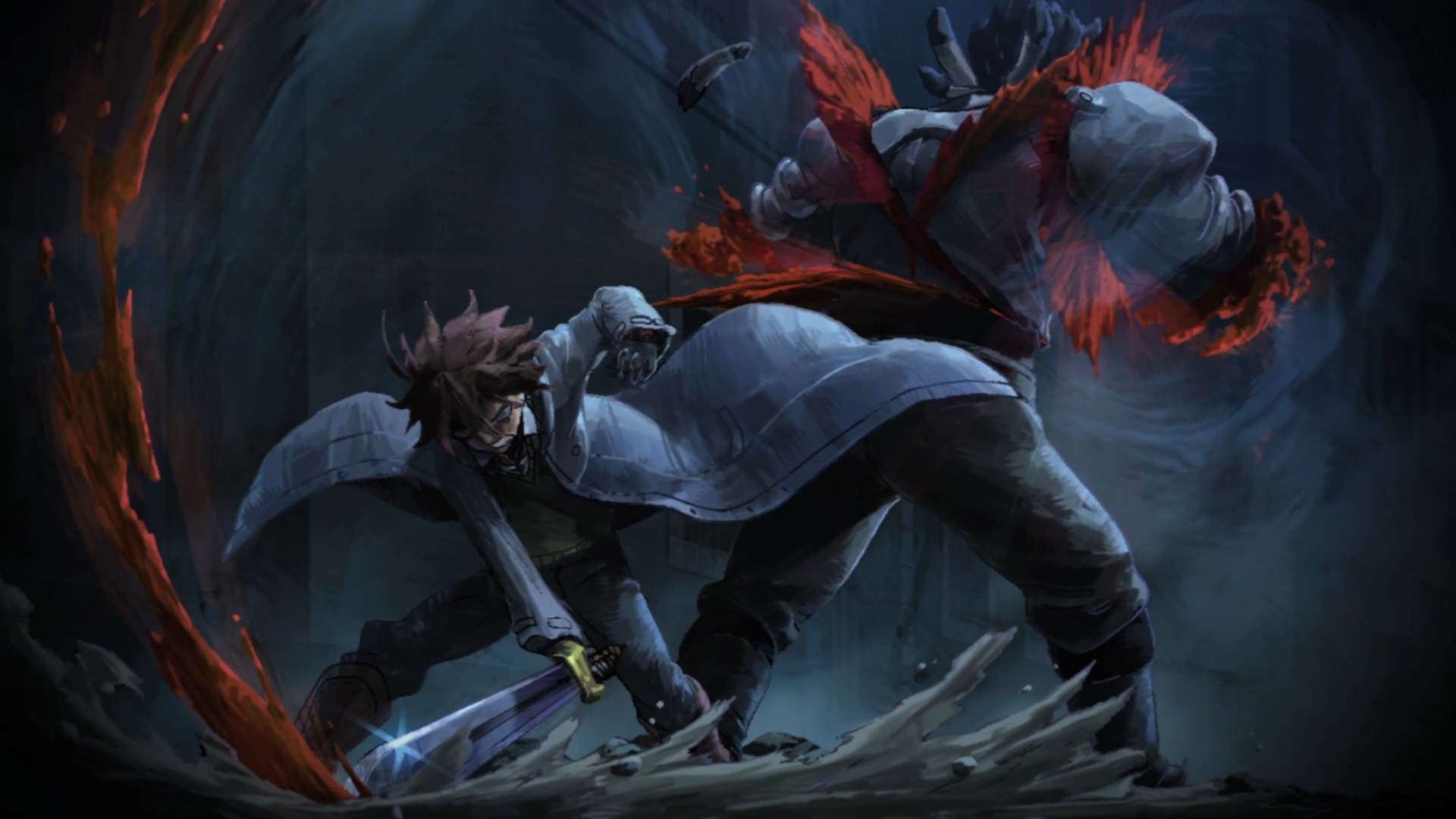 Tatsumi, Akame ga Kill!, Combattimento, Scena anime, 1920x1080, sfondo per PC