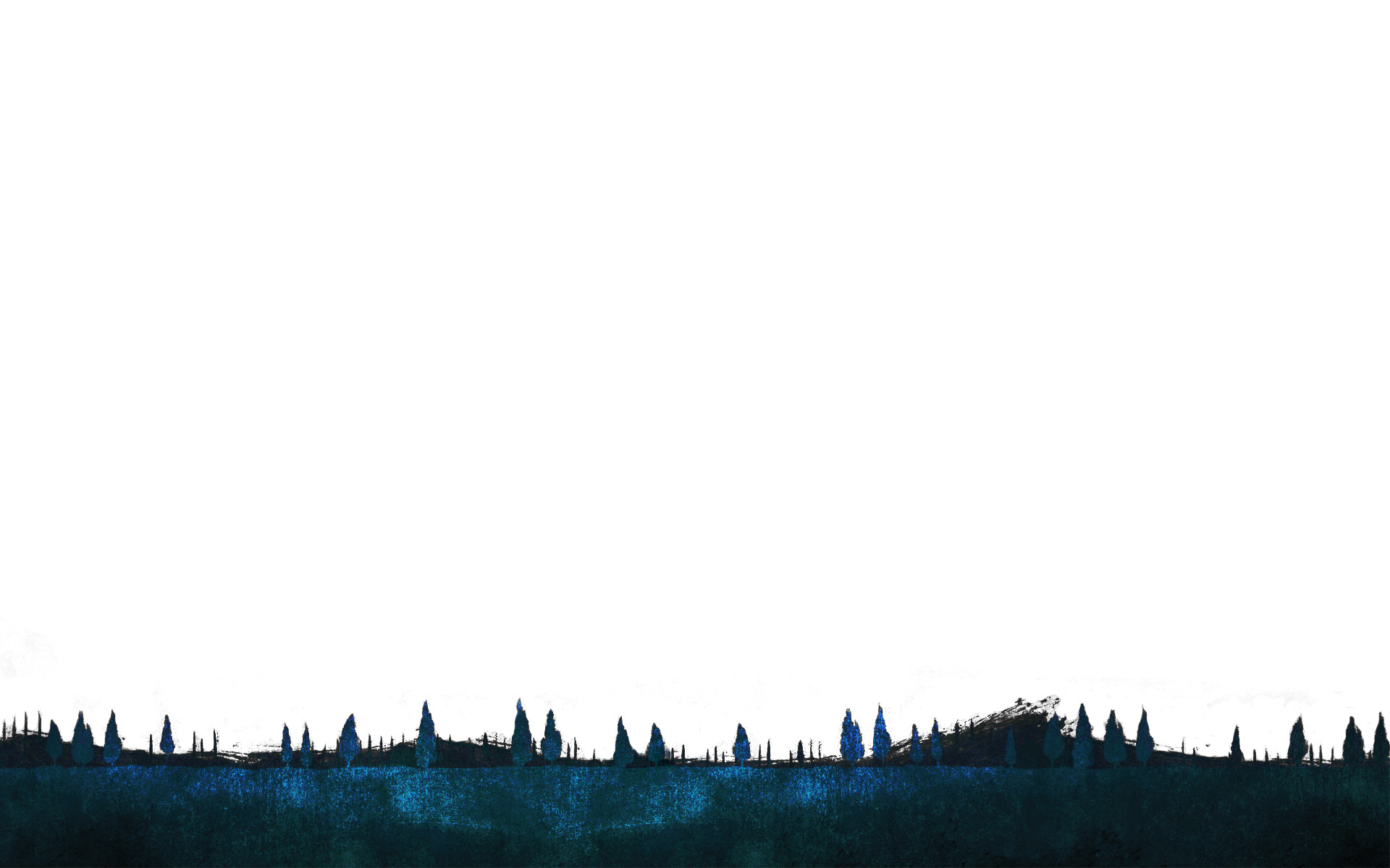 Minimalismo, Foresta, Sfondo bianco, Full HD, wallpaper per computer