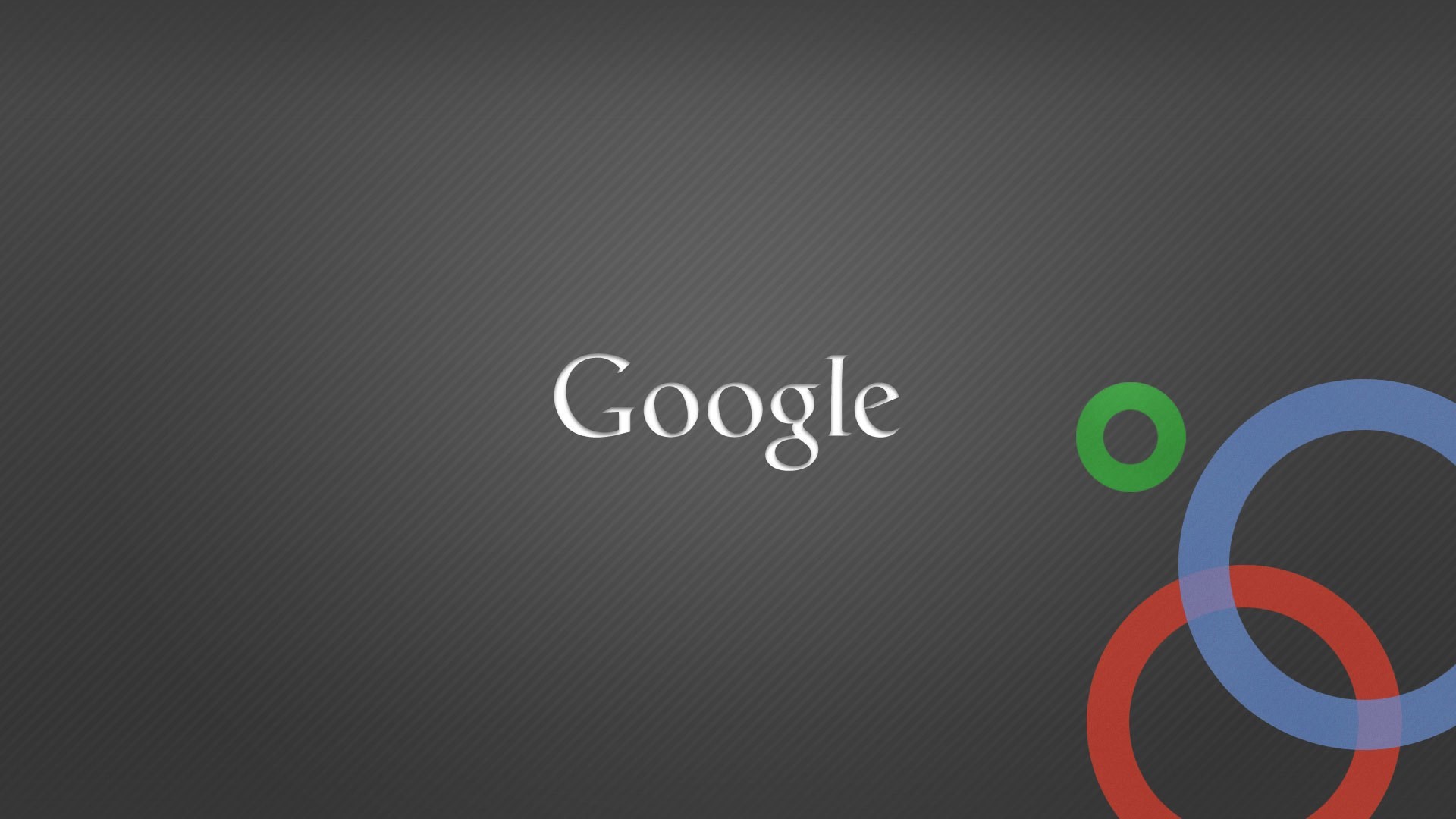 Google, Logo, Cerchi, Sfondo grigio, Full HD, wallpaper per computer