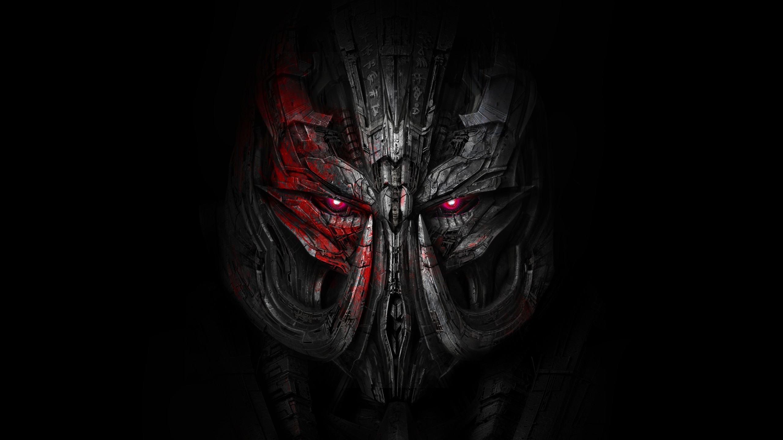 Transformers: L'ultimo cavaliere, Megatron, Robot, Sfondo nero, 16:9 2K, wallpaper widescreen