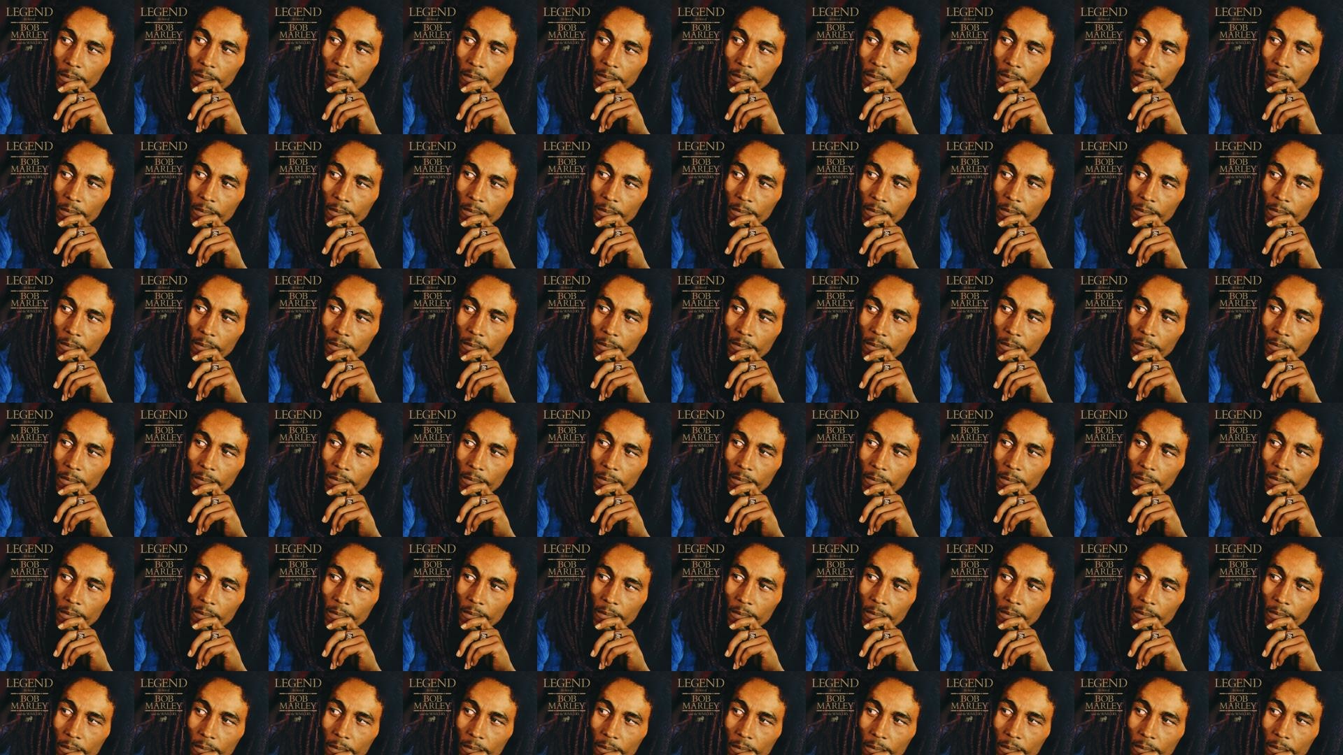 Bob Marley, Motivo ripetuto, Collage, Full HD, sfondo desktop