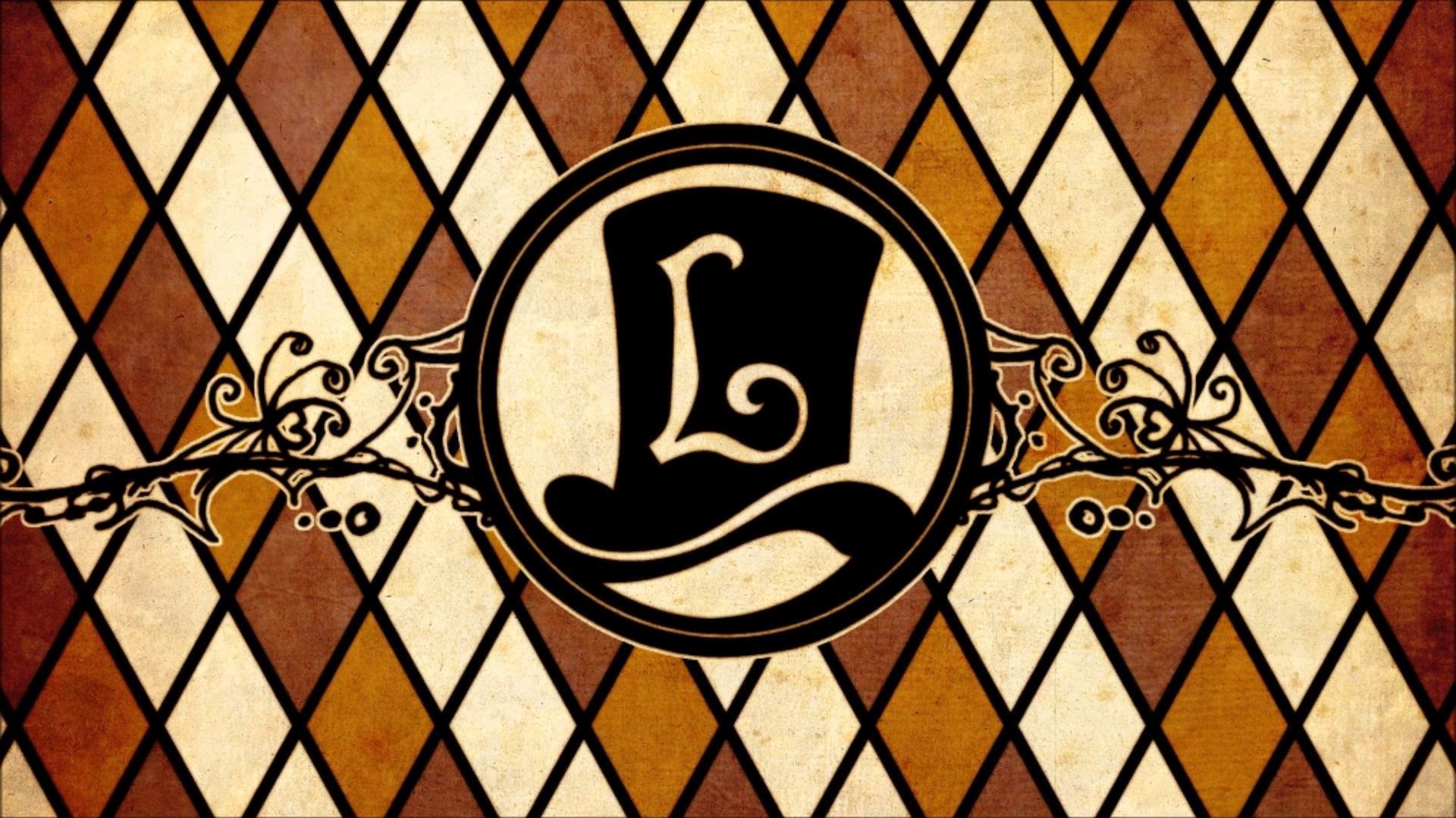 Professor Layton, Logo, Cilindro, Motivo a rombi, Videogioco, 1920x1080, immagine di sfondo