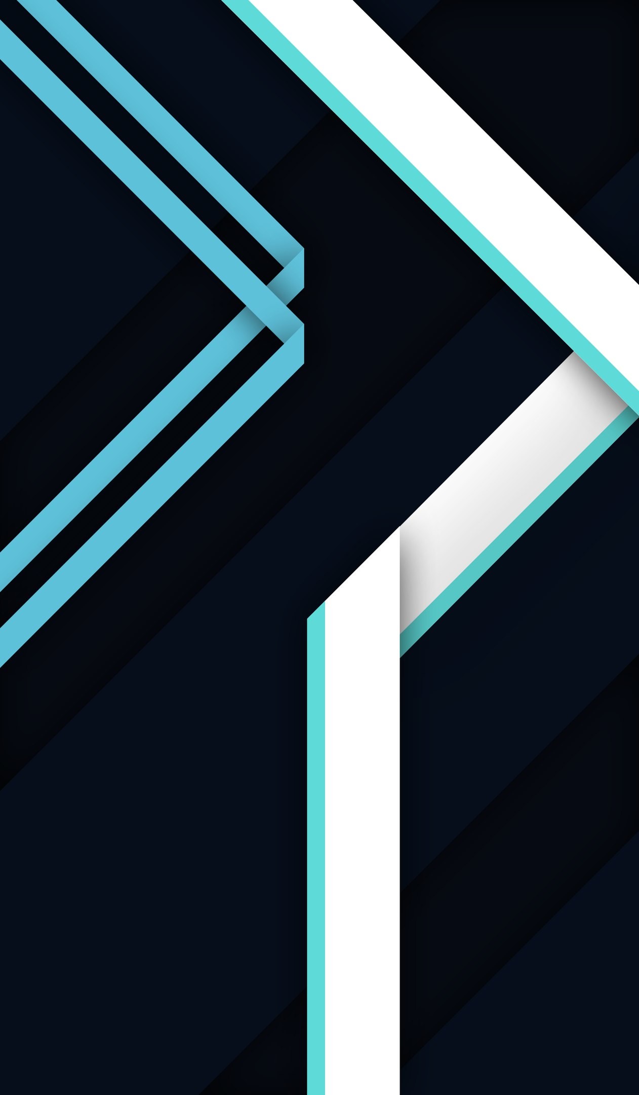 Material Design, Chevron, Nero, Azzurro, Astratto, Full HD, schermata di blocco del cellulare