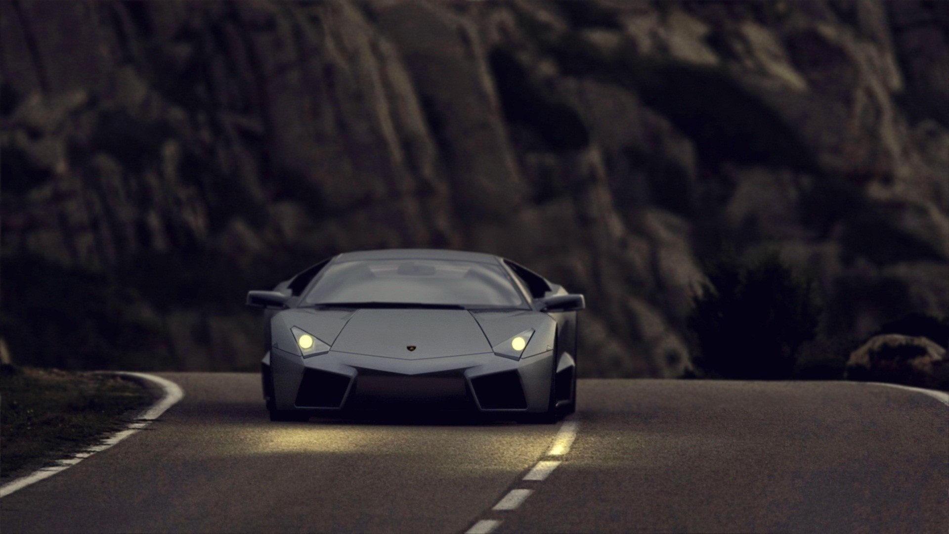 Lamborghini Reventón, Strada, Supercar, Montagna, 1920x1080, immagine di sfondo