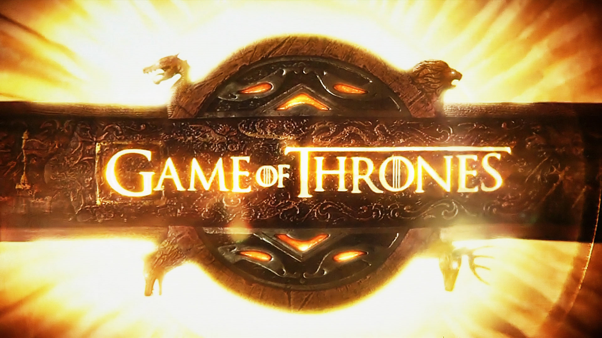 Il Trono di Spade, Logo, Sigla, Oro, Full HD, sfondo per PC e portatile