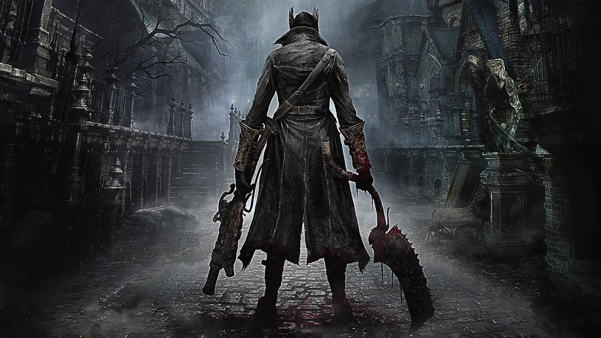 Bloodborne, Cacciatore, FromSoftware, Gotico, 1920x1080, sfondo per PC
