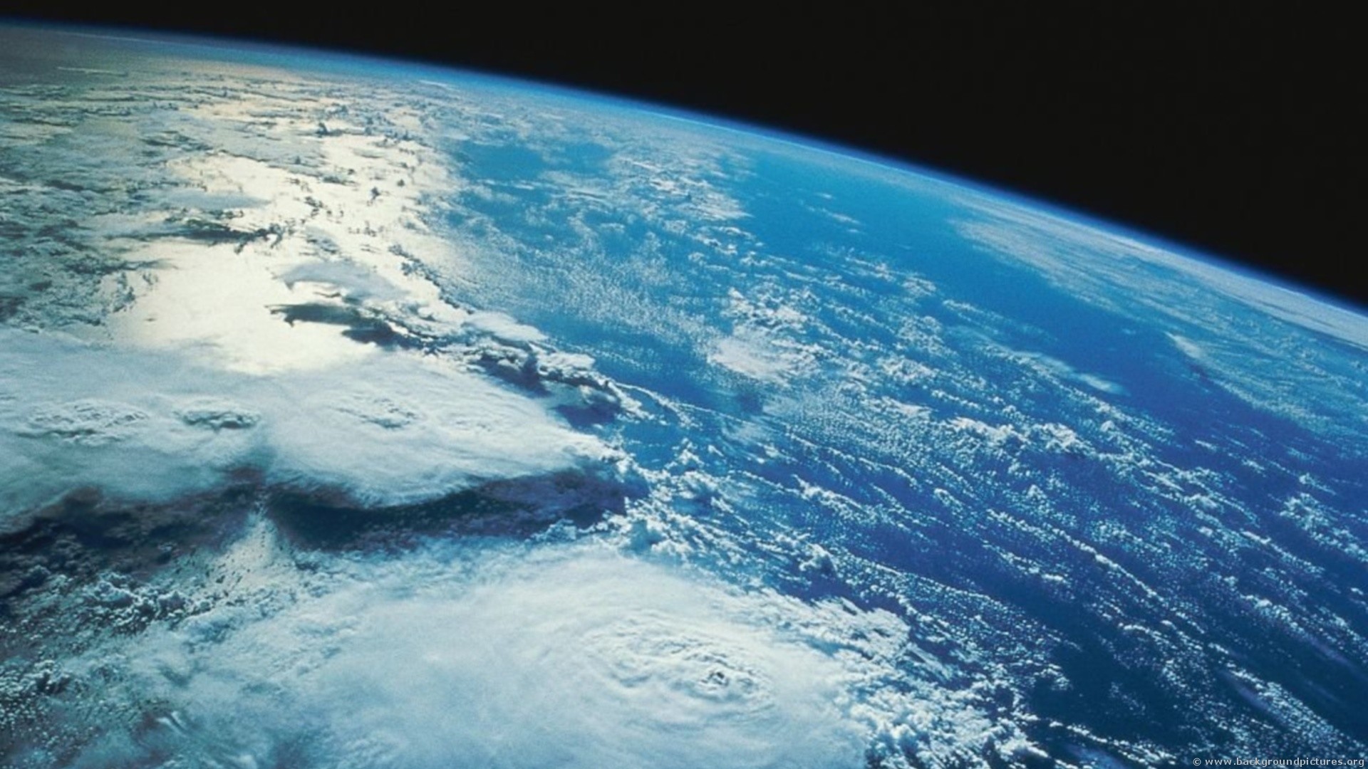 Terra, Pianeta, Nuvole, Spazio, 16:9 Full HD, sfondo widescreen