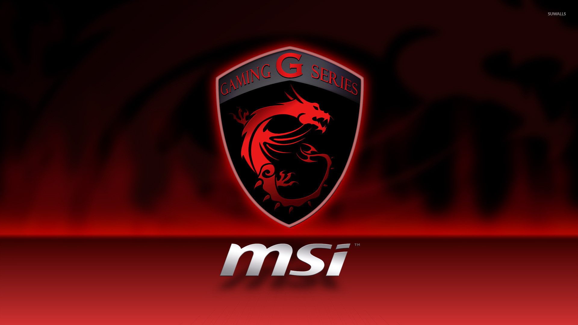 MSI Gaming G Series, Scudo, Logo, Rosso, 1920x1080, immagine di sfondo