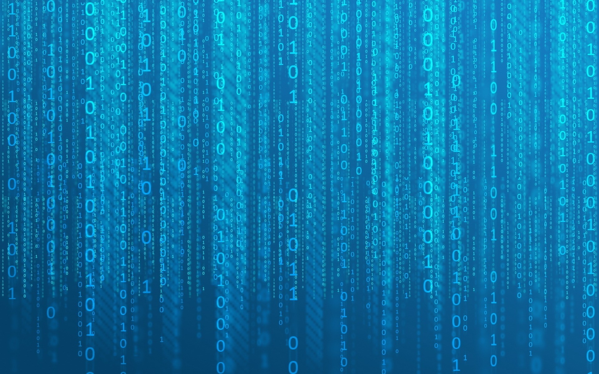 Matrix, Codice binario, Blu, 1920x1200, sfondo per PC