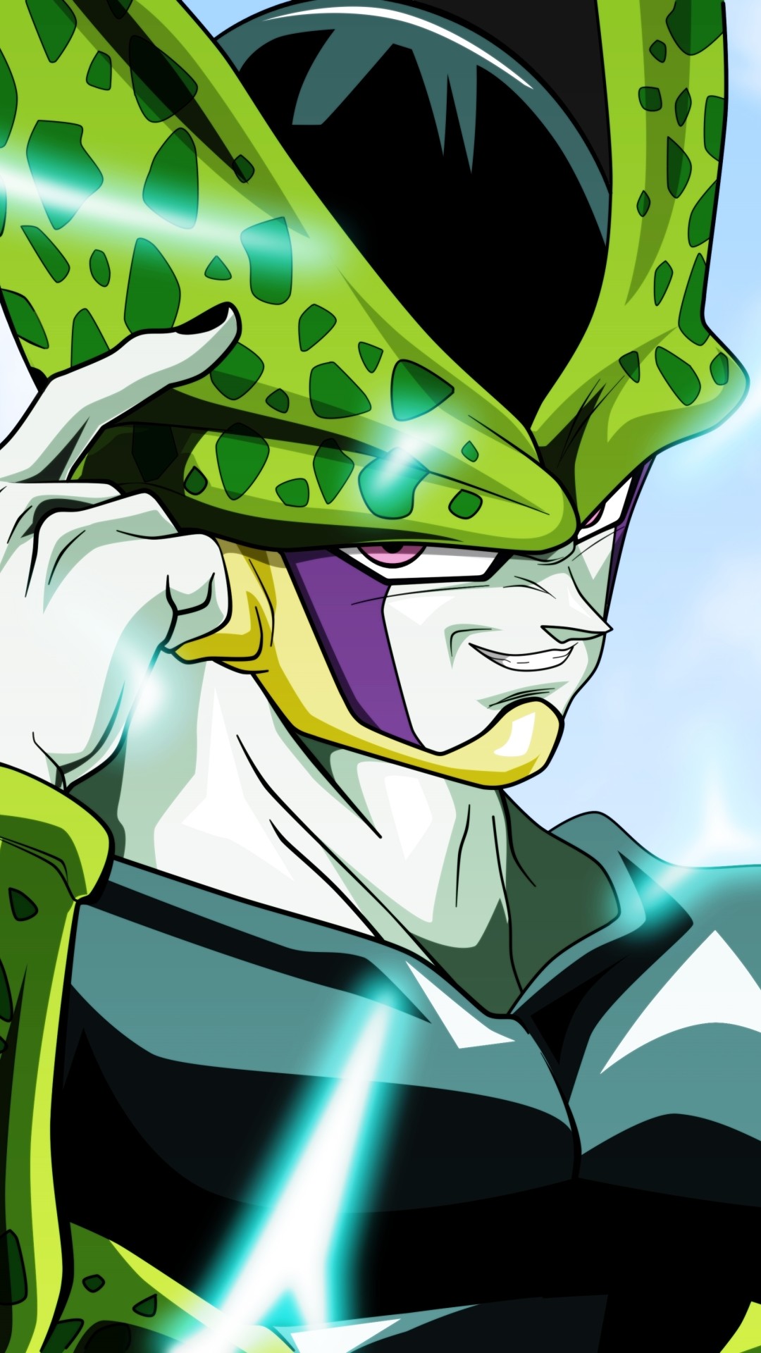 Cell, Dragon Ball Z, Primo piano, Verticale, Full HD, sfondo per smartphone