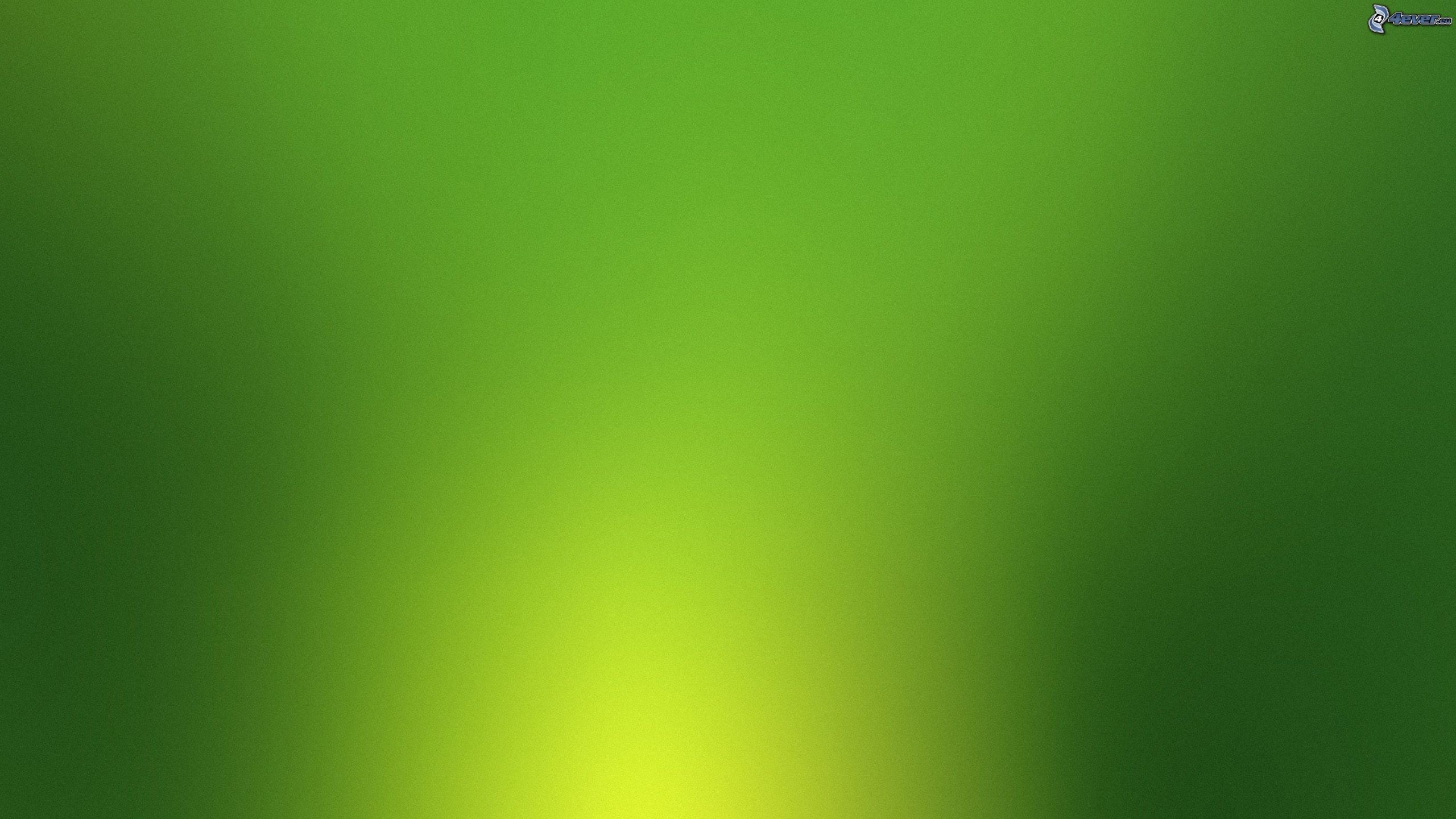 Gradiente, Verde, Luce gialla, 2K, sfondo per PC e portatile