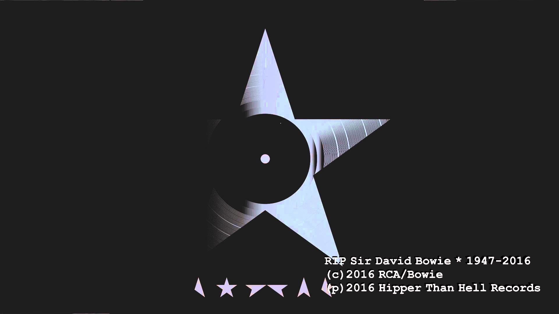 David Bowie, Blackstar, Vinile, Stella, Tributo, Full HD, sfondo per PC e portatile