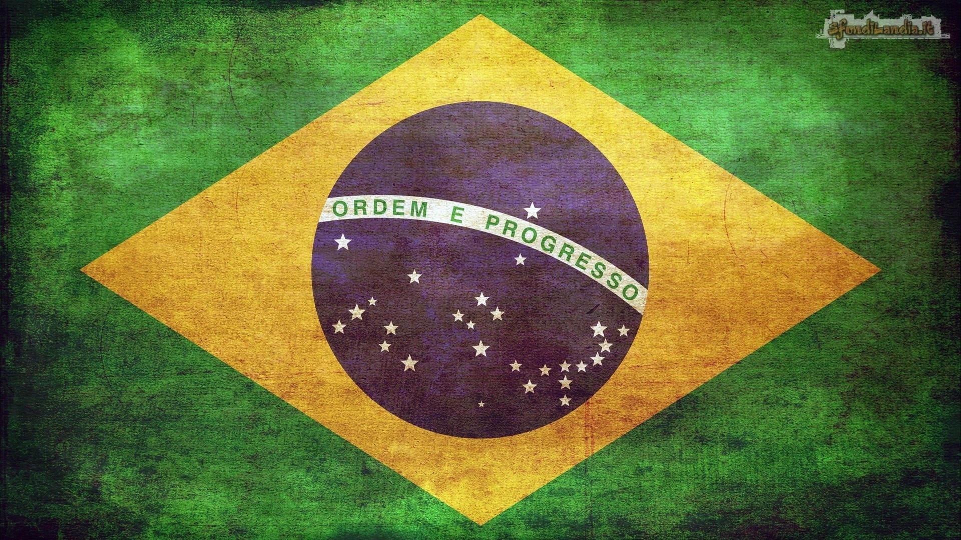 Bandiera del Brasile, Brasile, Grunge, sfondo smartphone