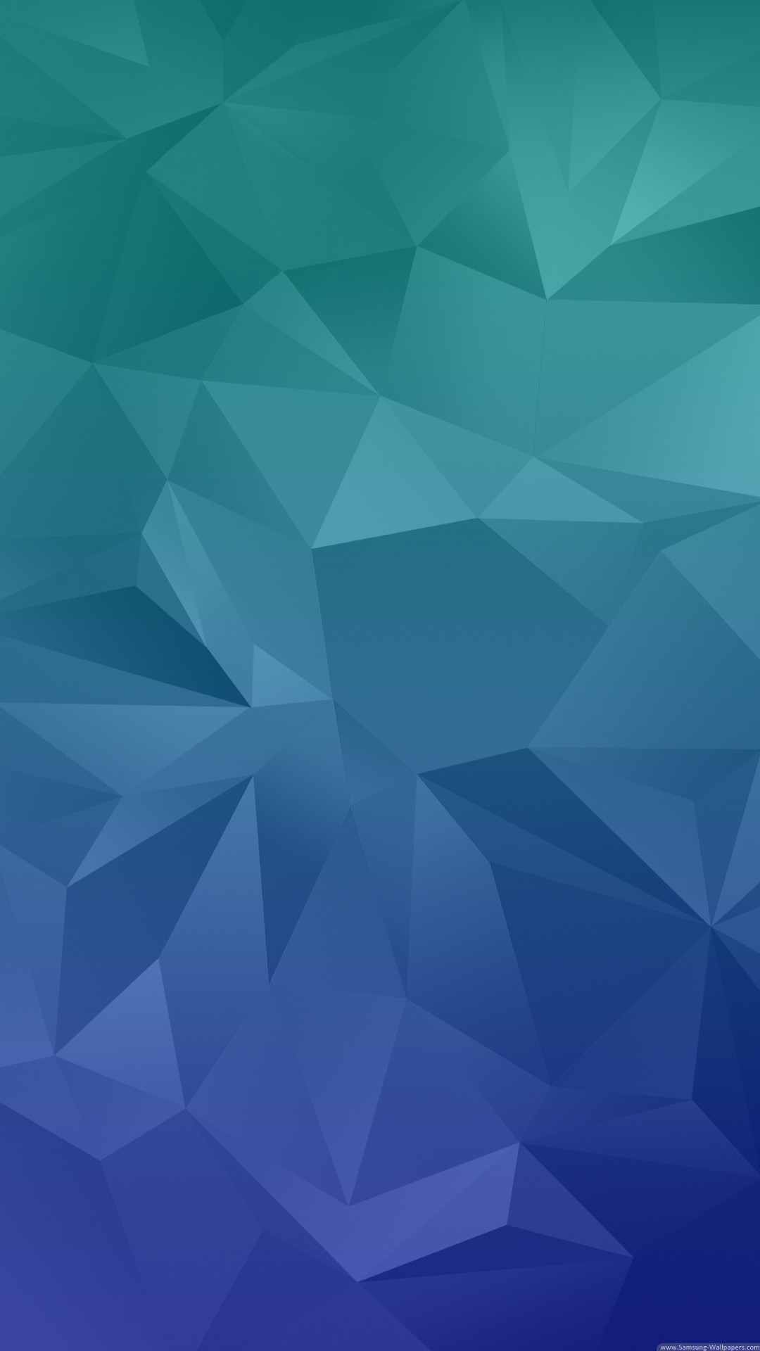 Low poly, Verde acqua, Samsung Galaxy S5, Geometrico, Full HD, wallpaper per smartphone
