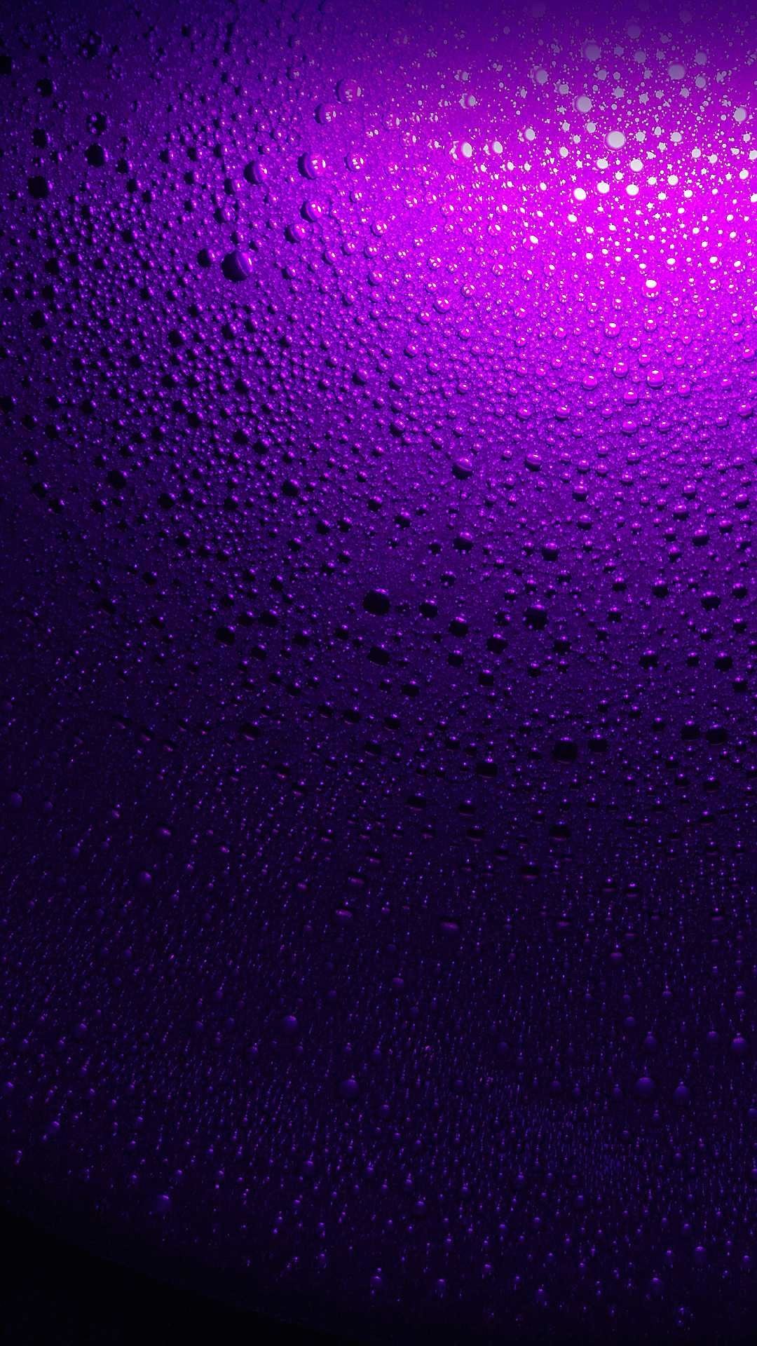 Gocce d'acqua, Vetro, Viola, Sfumatura, sfondo per iPhone 5S