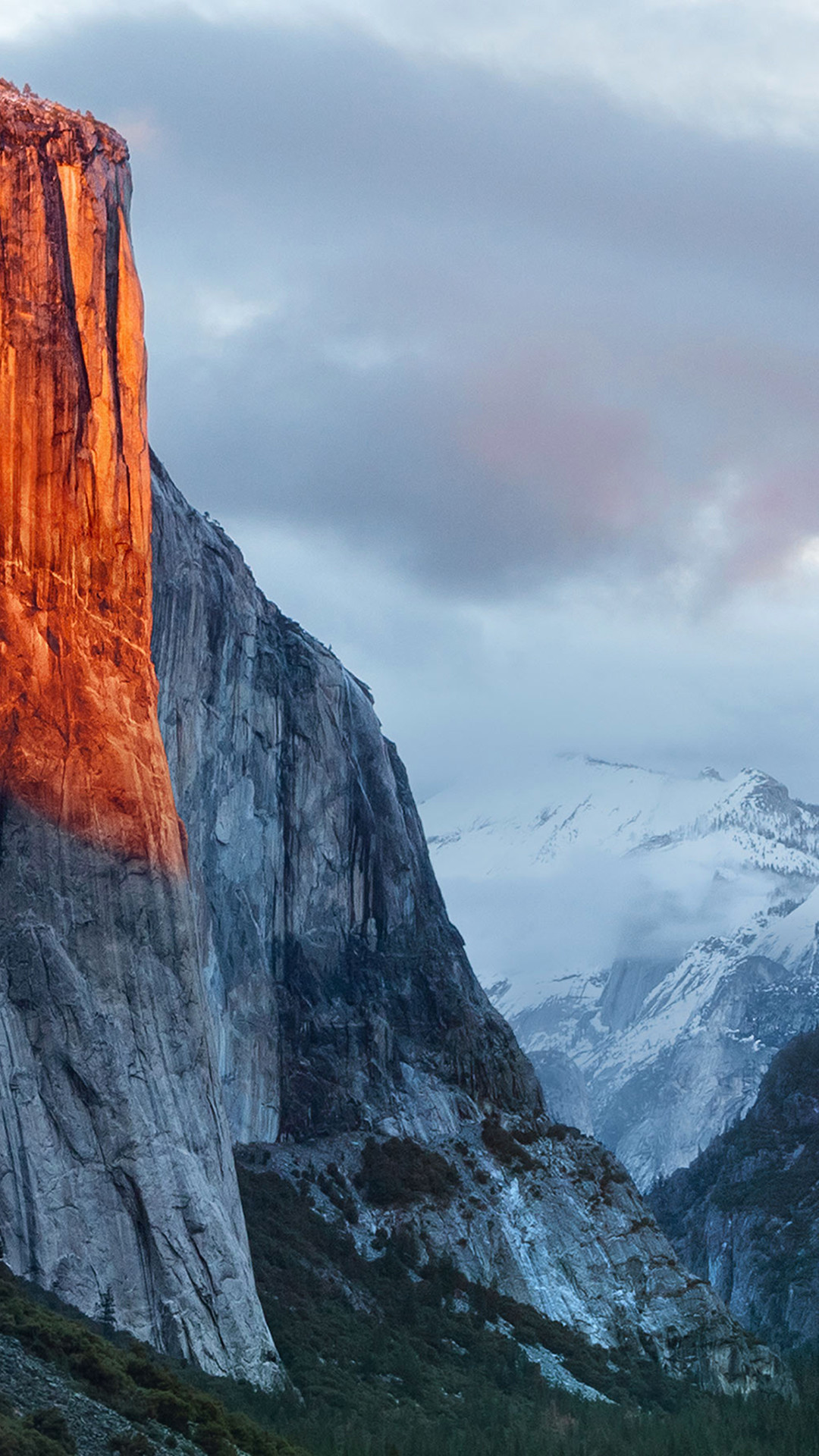 El Capitan, Yosemite, OS X El Capitan, Nuvole, 1080x1920, schermata di blocco iPhone