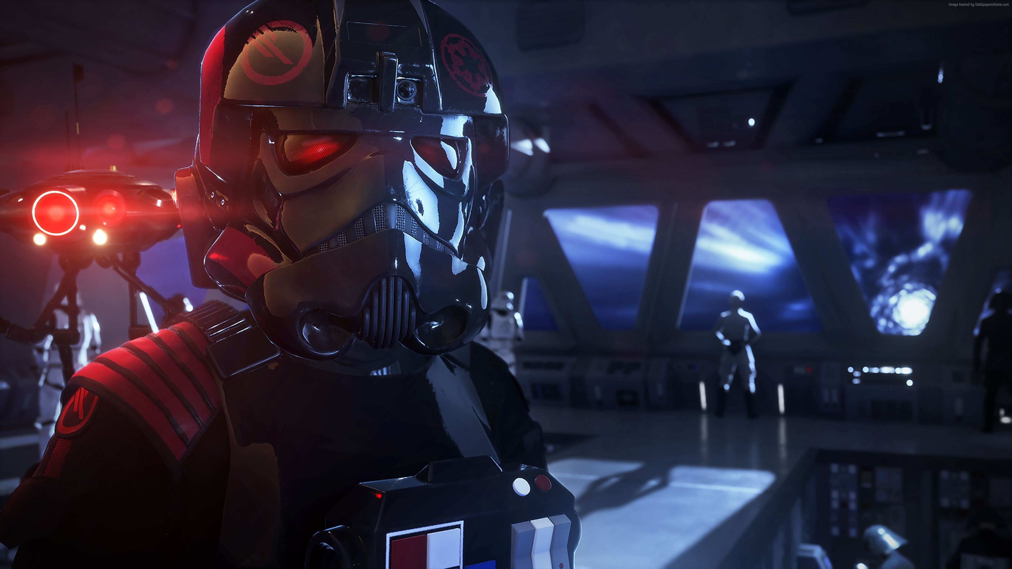 Iden Versio, Star Wars Battlefront II, Inferno Squad, Casco, Stormtrooper, sfondo 3840x2160 per PC