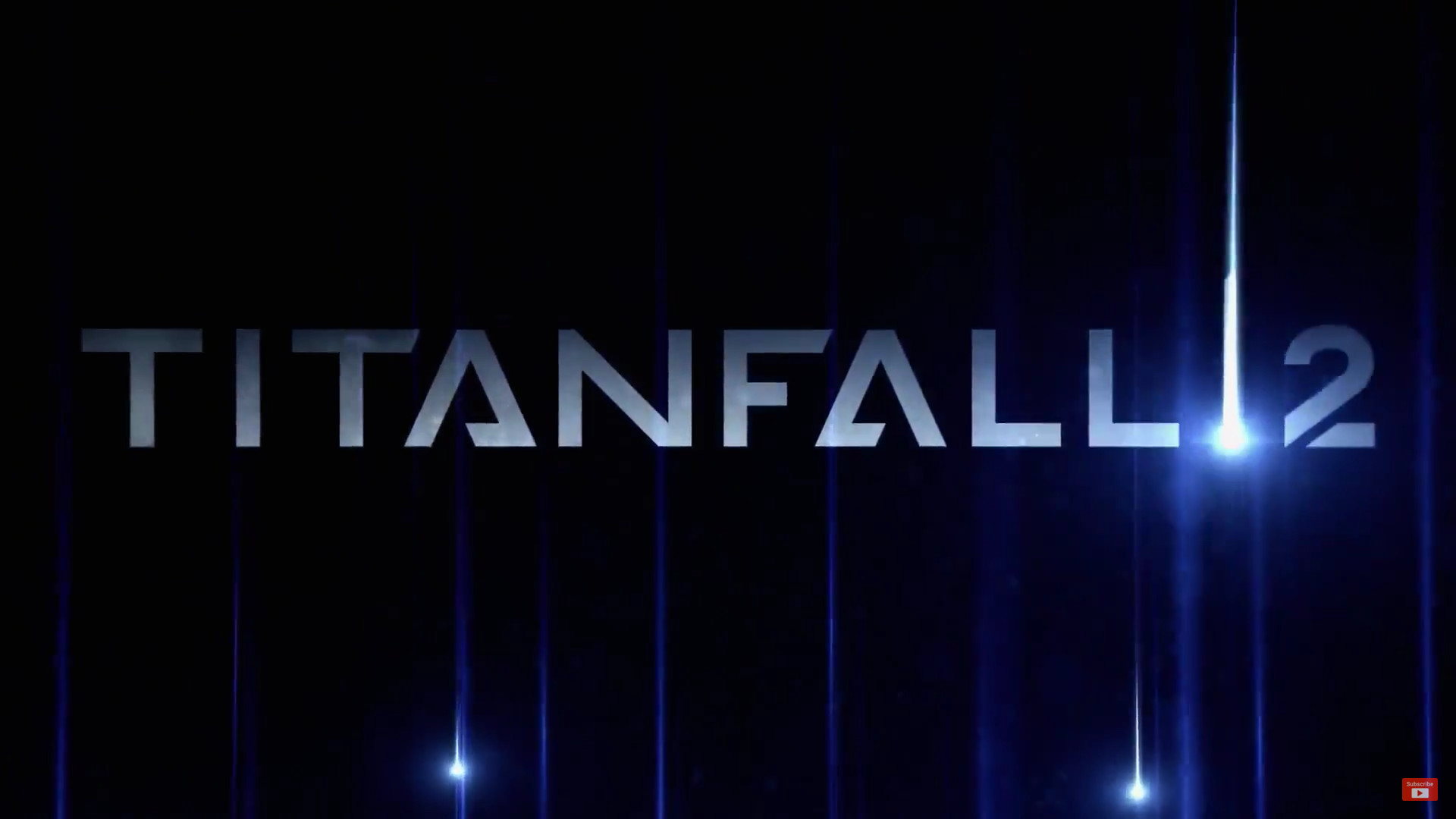 Titanfall 2, Logo, Blu, Sfondo scuro, 1920x1080, wallpaper desktop