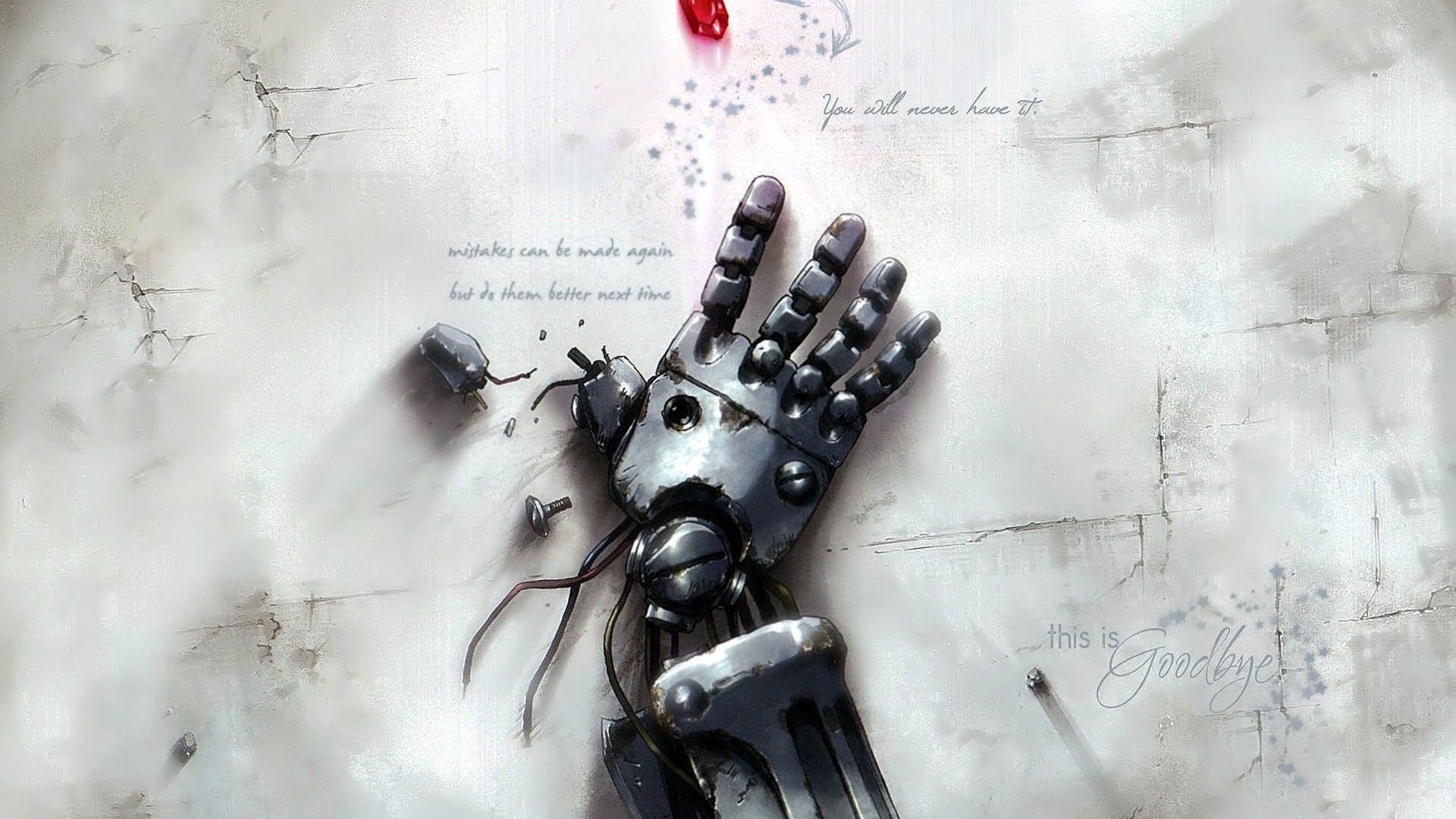Fullmetal Alchemist, Automail, Edward Elric, Braccio meccanico, Full HD, wallpaper per portatile