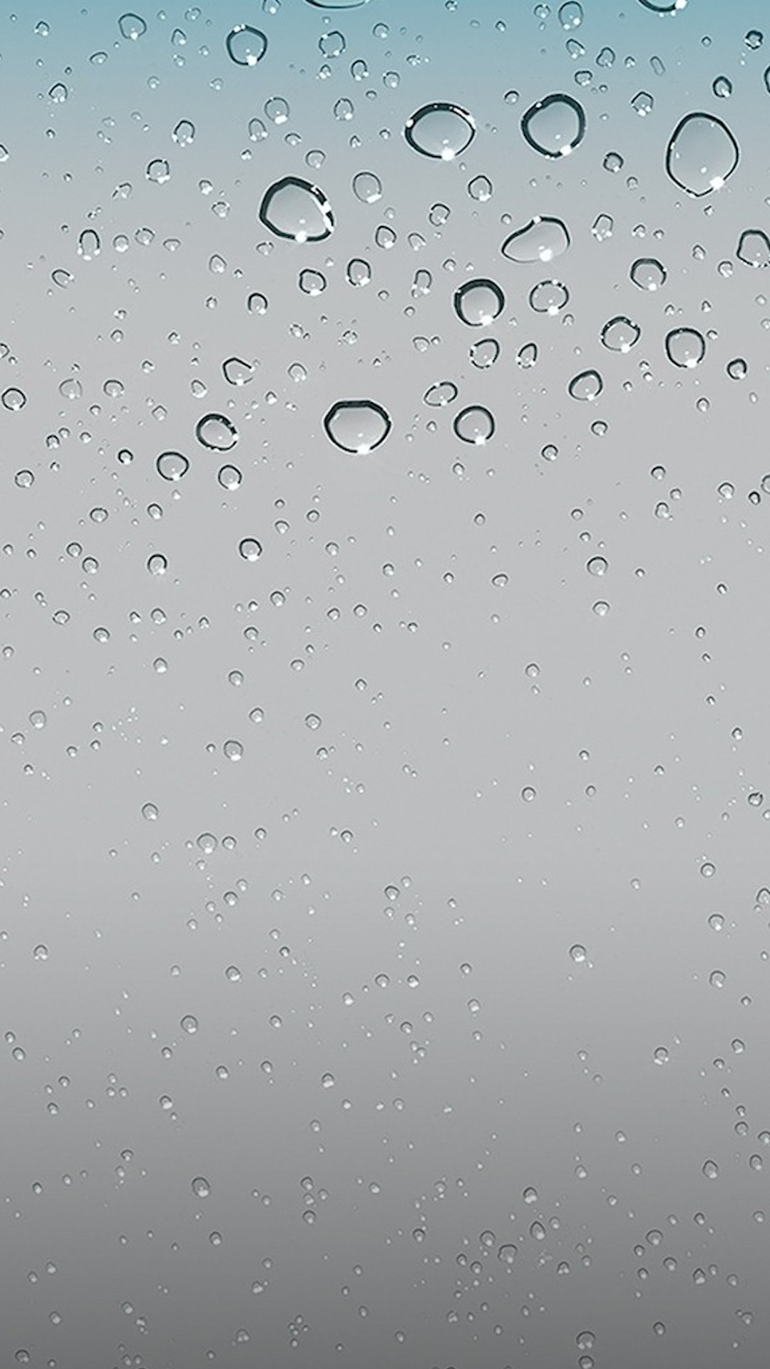 Gocce d'acqua, Vetro, Pioggia, Grigio, iOS, sfondo schermata di blocco iPhone 6S