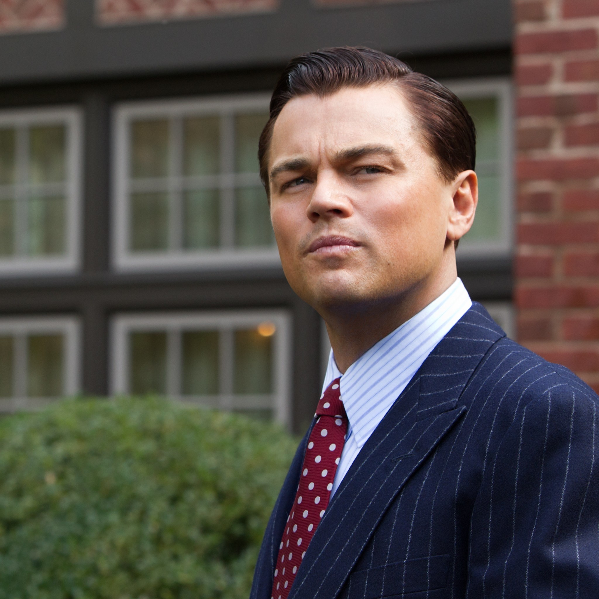 Leonardo DiCaprio, Jordan Belfort, The Wolf of Wall Street, Abito gessato, wallpaper per iPad