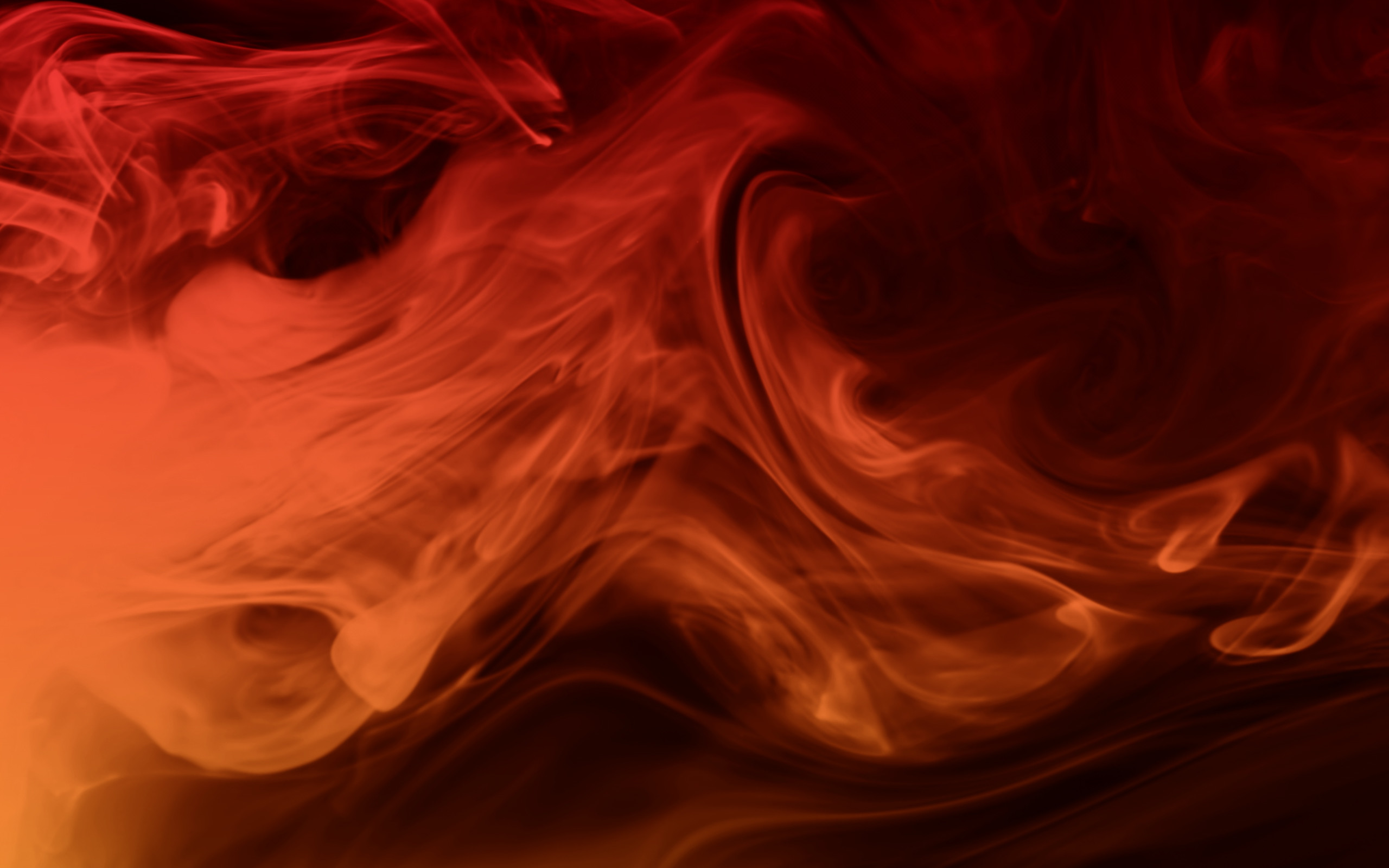 Fumo, Astratto, Arancione scuro, 16:10 2K, wallpaper widescreen