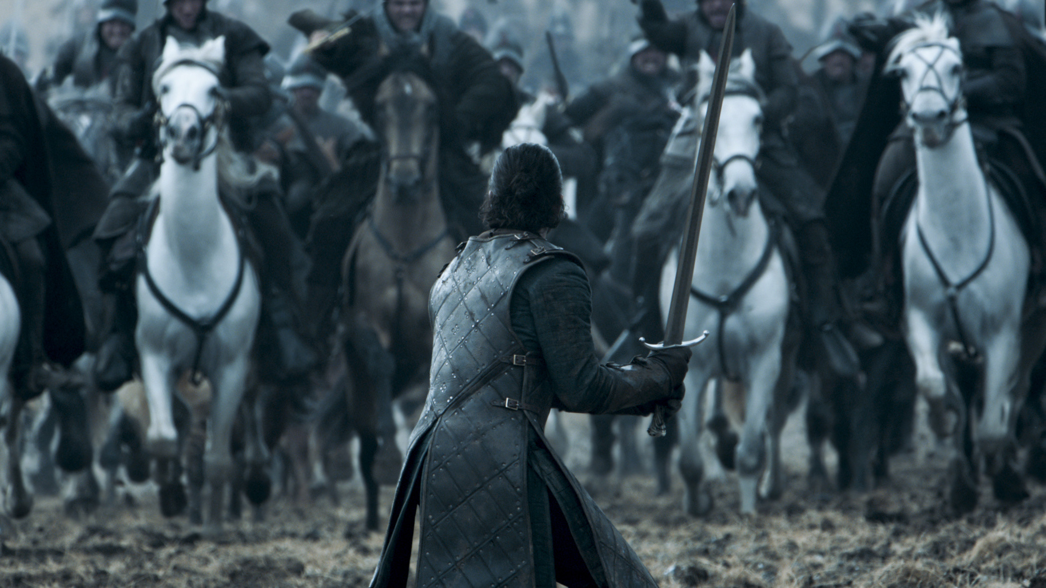 Jon Snow, Battaglia dei Bastardi, Il Trono di Spade, Cavalleria, Spada, sfondo Windows 11