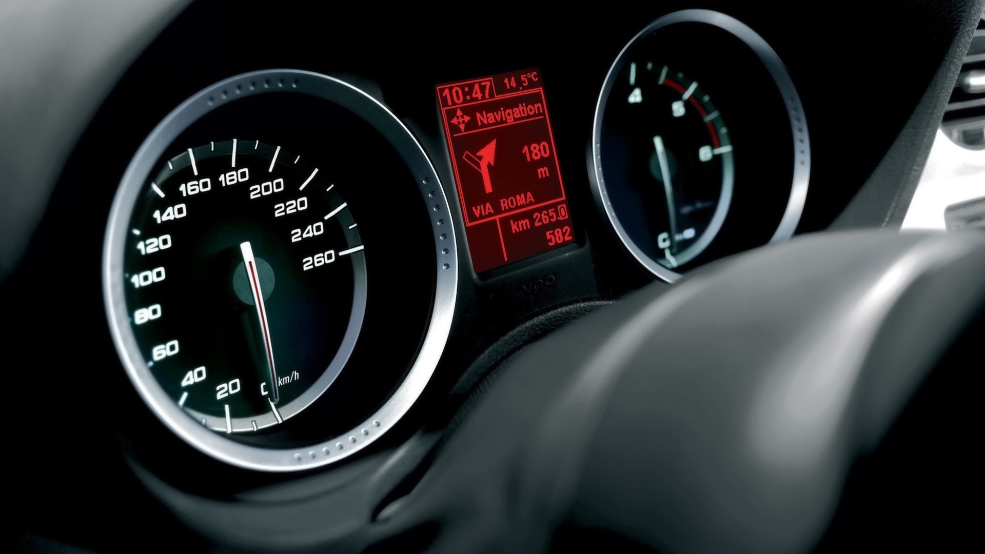 Alfa Romeo, Contachilometri, Cruscotto, Interni, Full HD, wallpaper per PC