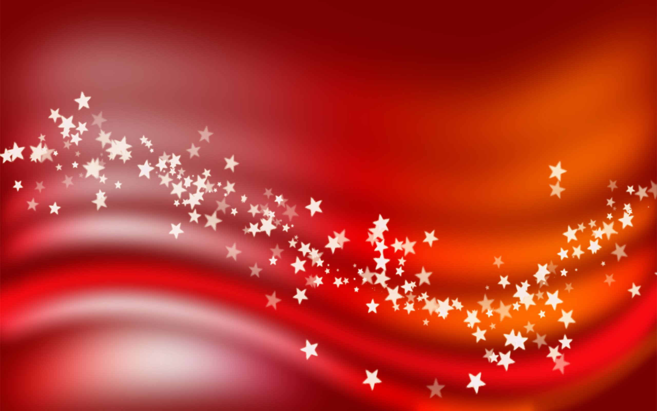 Stelle, Onde, Rosso, Natale, 2K 1600p, sfondo desktop