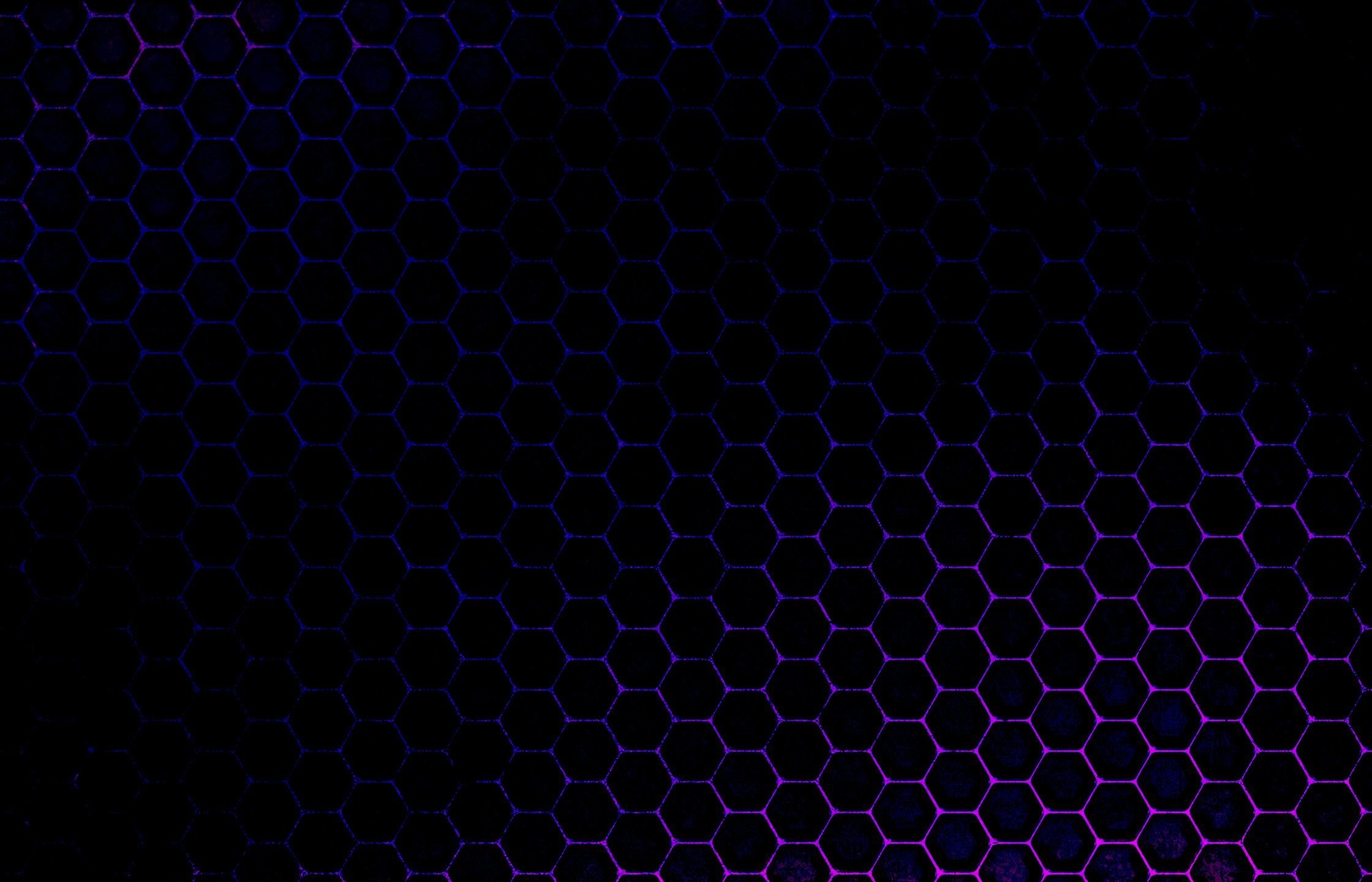 Esagoni, Sfondo nero, Viola, Texture, Full HD, wallpaper per PC