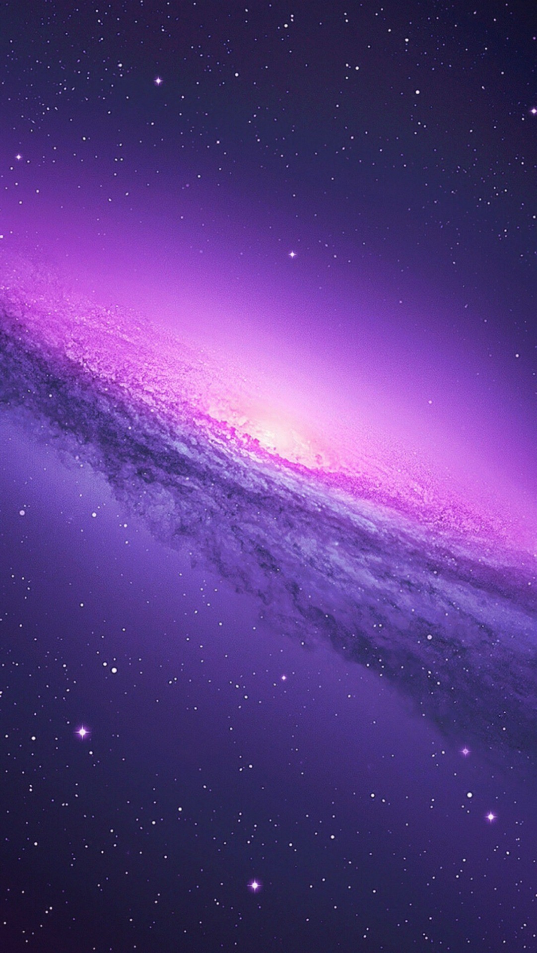 Galassia, Viola, Spazio, sfondo Full HD per cellulare