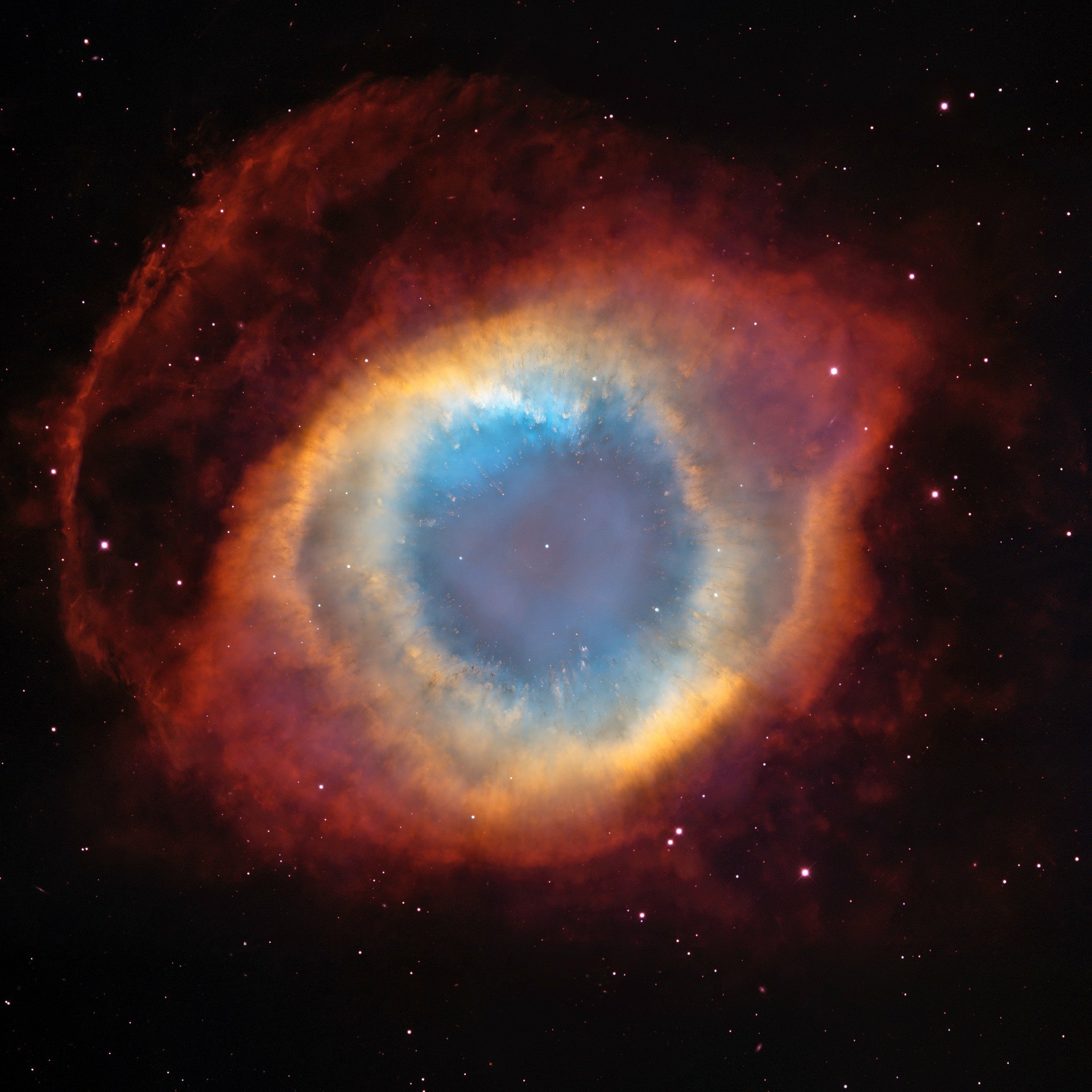 Nebulosa Elica, NGC 7293, Nebulosa planetaria, Spazio, Full HD, schermata di blocco iPad